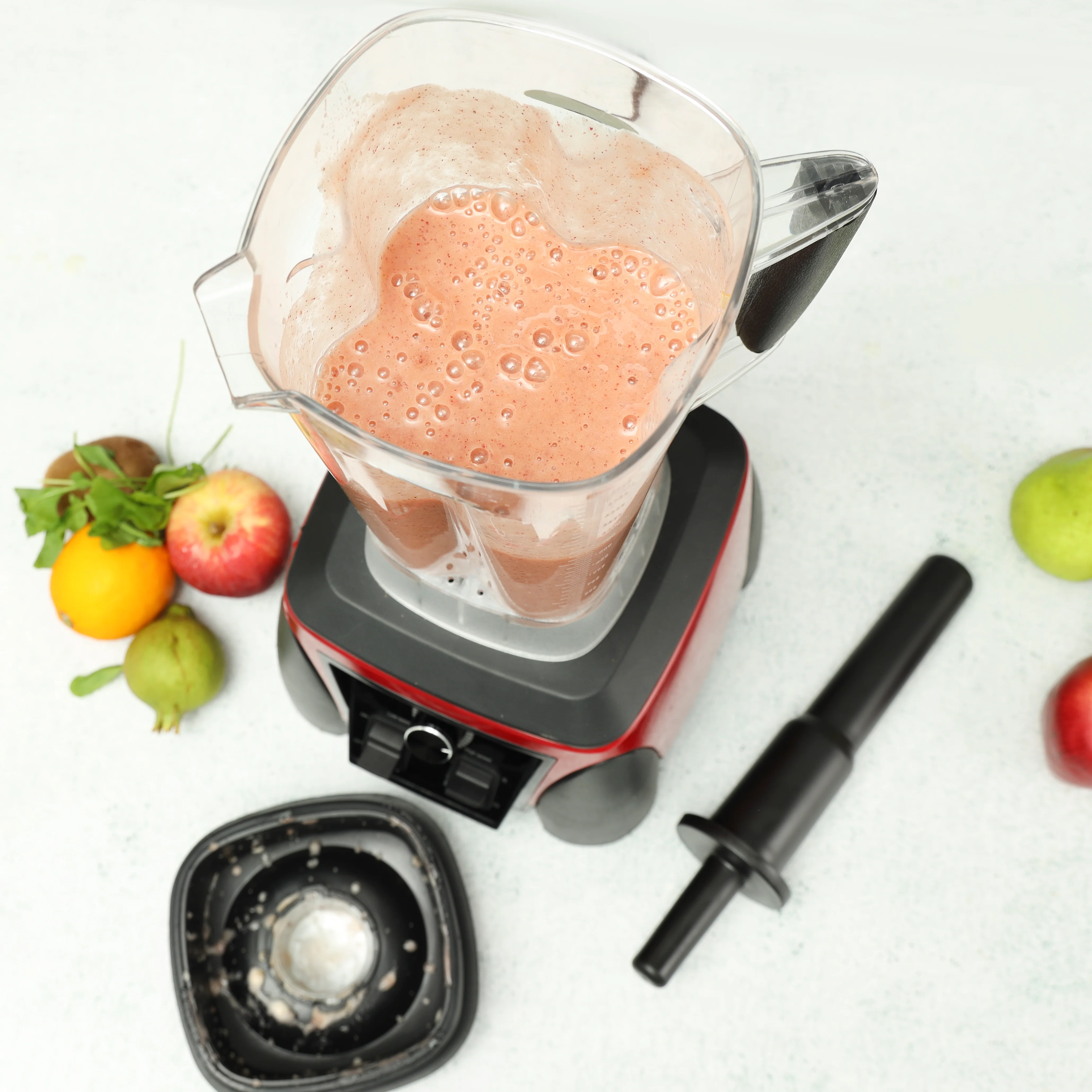 Olsenmark OMSB2494 Heavy-Duty 1800W| Professional Blender with 3L Unbreakable PC Jar| High Power Motor with 6 Blade, Multiple Speed Control and Pulse Function| - Image 5