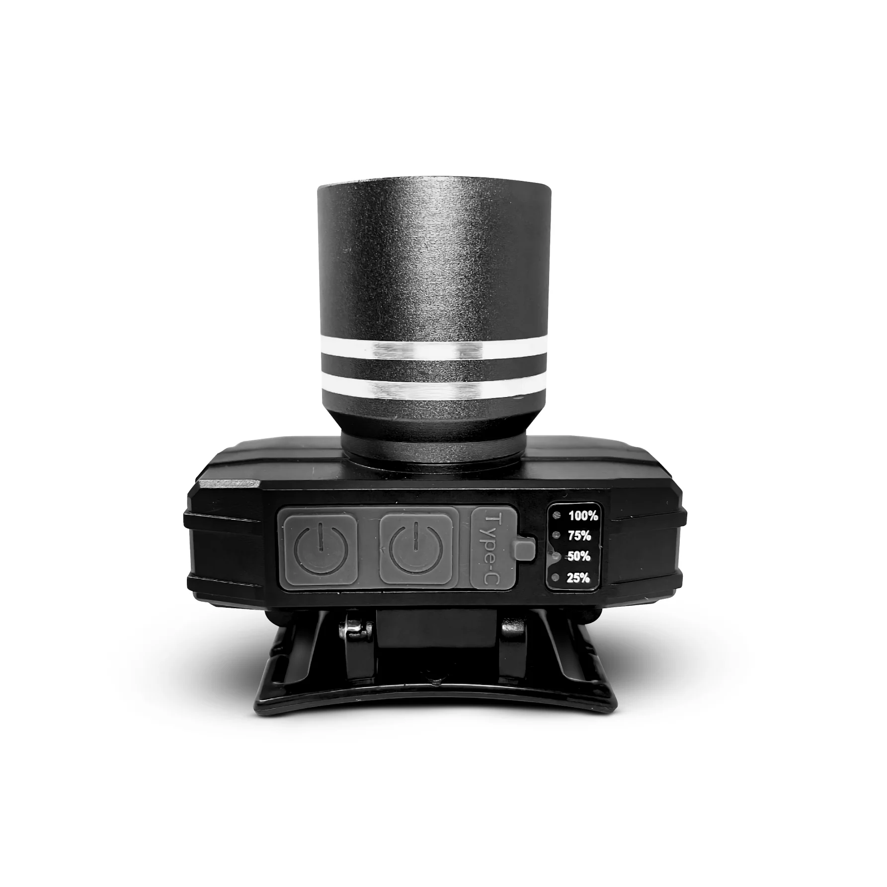 Olsenmark OMSL2876 Rechargeable LED Zooming Head Lamp| 10W high-power LED with 1800mAh battery & USB Type-C charging| zoom focus, multiple lighting & long working time| - Image 2