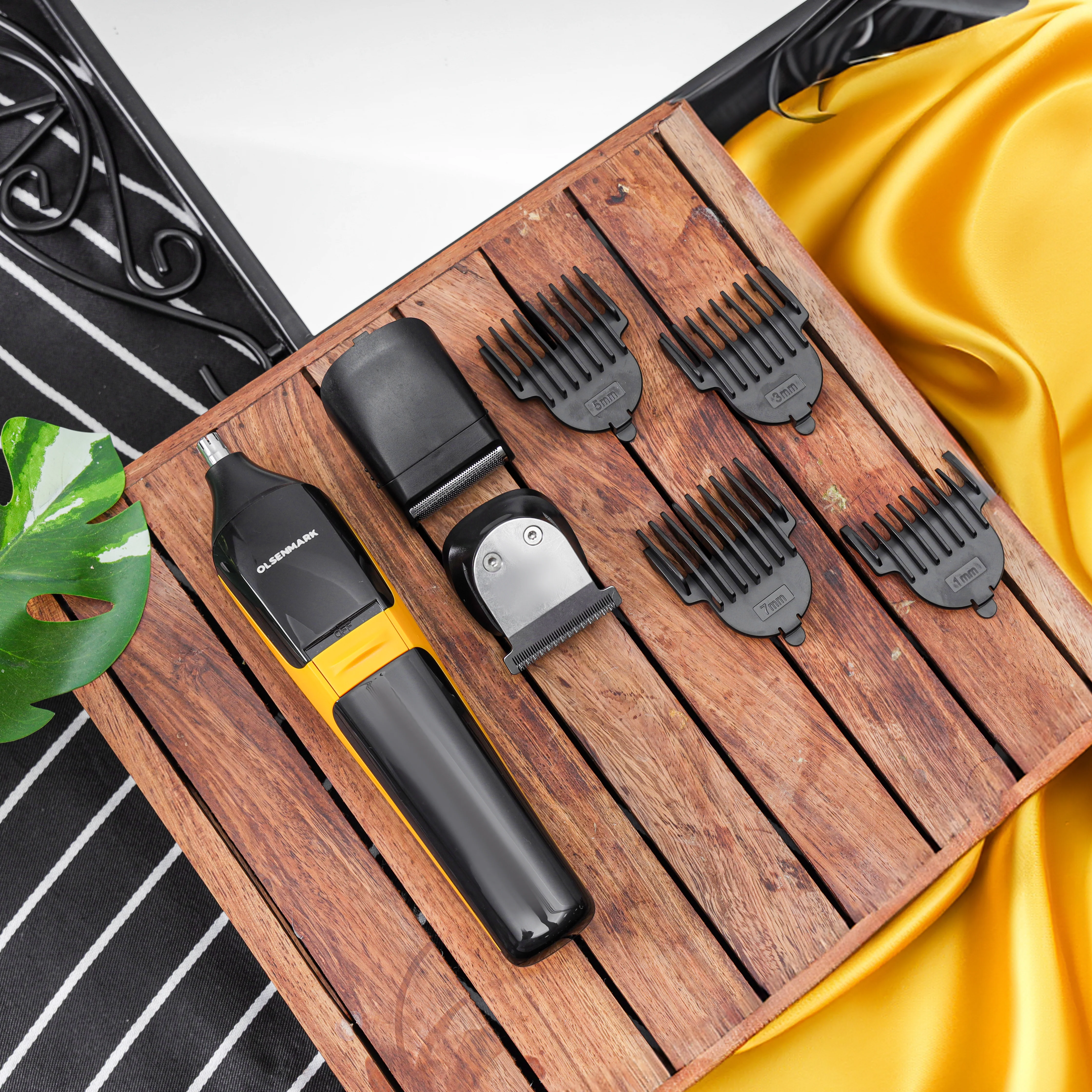 Olsenmark OMTR4114 3 in 1 Men’s Grooming Kit | foil shaver & nose trimmer with T-blade hair trimmer| 600mAh lithium battery, USB charging and up to 120 min use| - Image 2