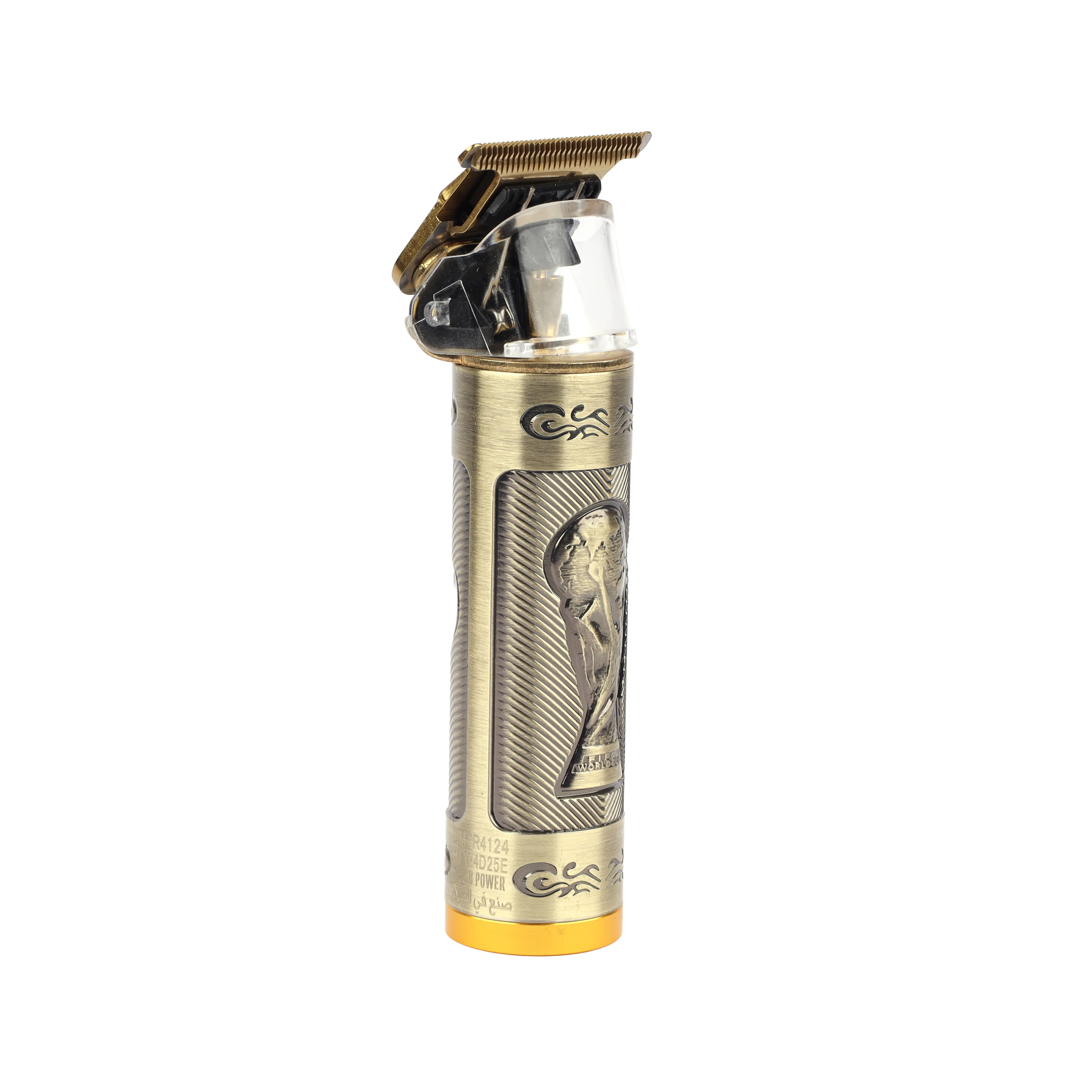 Olsenmark OMTR4124 3-in-1 men’s grooming kit| gold T-blade trimmer with Type-C USB charging & high-speed 6000RPM motor| anti-pinch system, zinc alloy body & guide combs| - Image 3