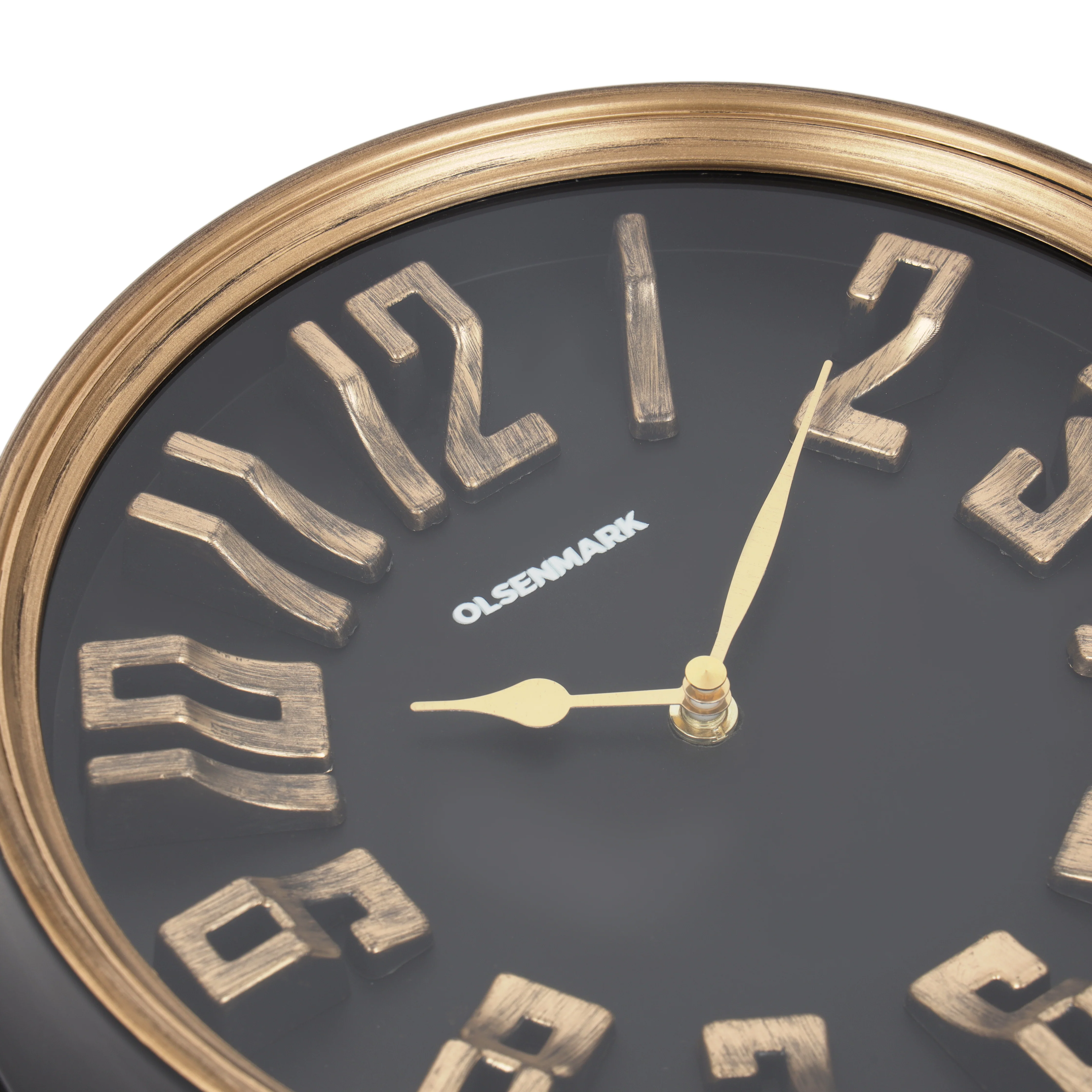 Olsenmark OMWC1936 Wall Clock | modern analog decorative design with precise quartz movement| clear easy-read numerals & silent operation, for home or office use| - Image 4