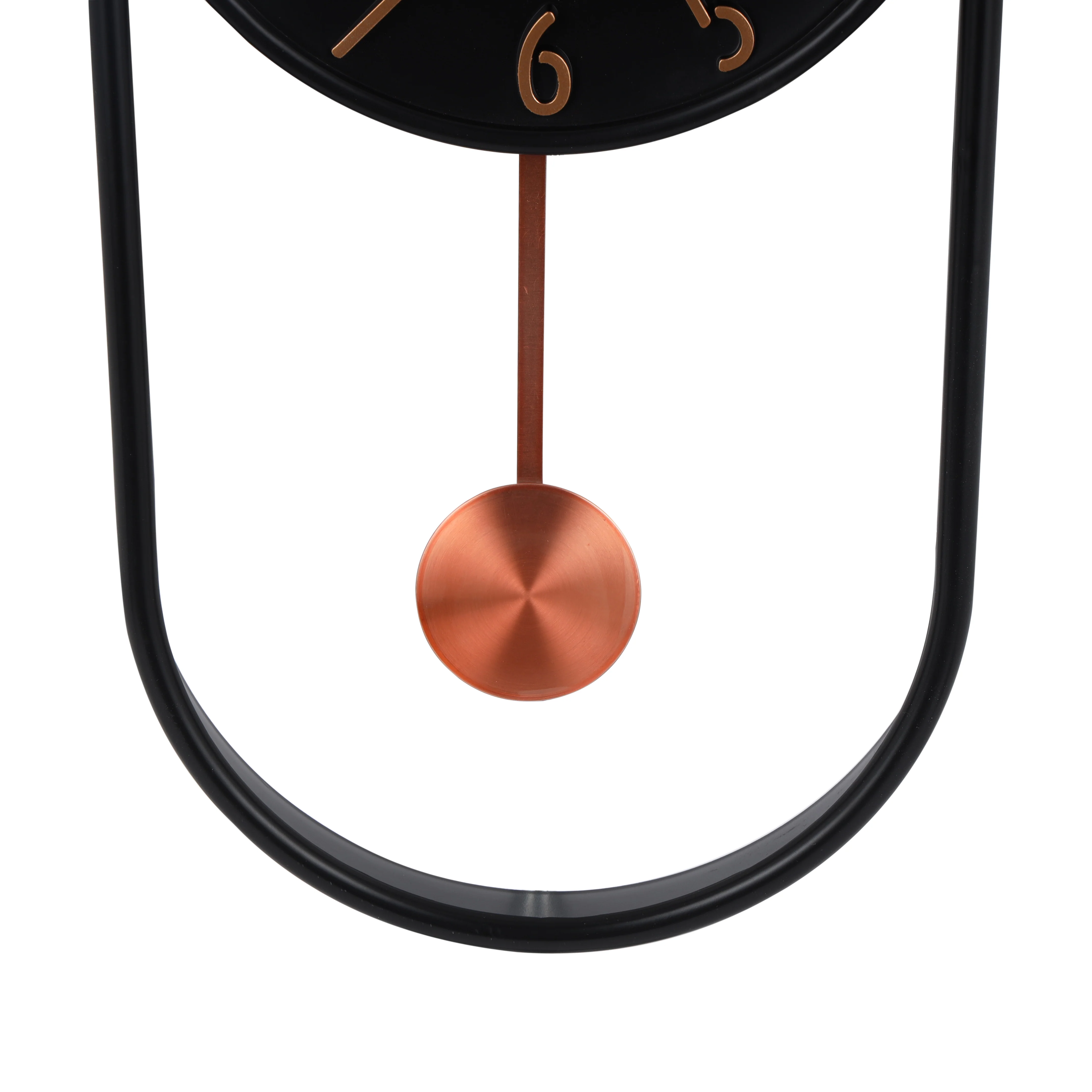 Olsenmark OMWC1939 Wall Clock with Pendulum | modern decorative design & silent quartz movement| clear dial display & elegant finish ideal for home or office décor| - Image 4