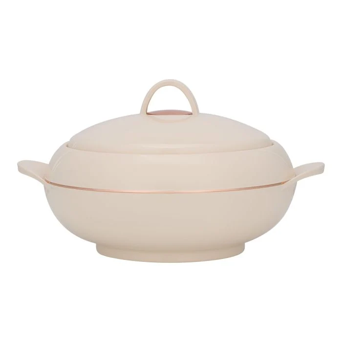 Omega Gold Insulated Casserole, Firm Twist Lock, RF11150 | Strong Handles | 1200ml Double Wall Insulated Serving Pot, Chapati Storage Box, Roti Serving Pot, Chapati Dabba - Image 2
