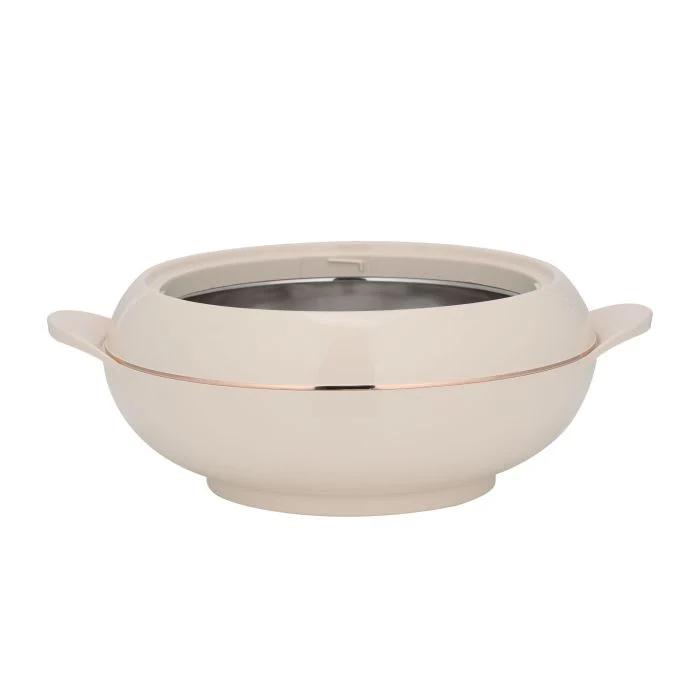 Omega Gold Insulated Casserole, Firm Twist Lock, RF11150 | Strong Handles | 1200ml Double Wall Insulated Serving Pot, Chapati Storage Box, Roti Serving Pot, Chapati Dabba - Image 3