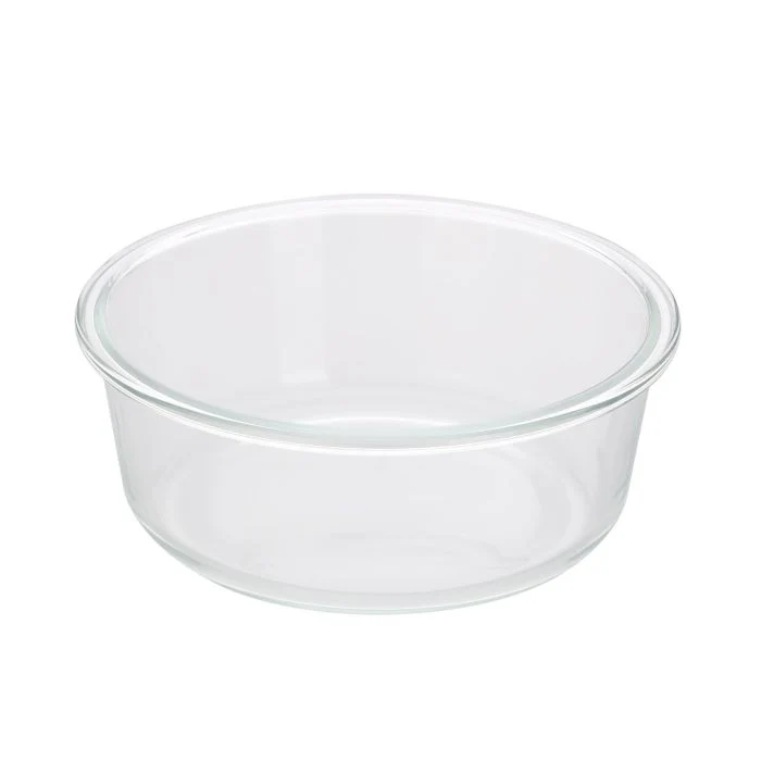 Round Glass Food Container with Bamboo Lid, RF10326 - Freezer & Dishwasher Safe, Air Tight Lid with Silicone Sealing Ring, Portable, Eco-Friendly - Image 2