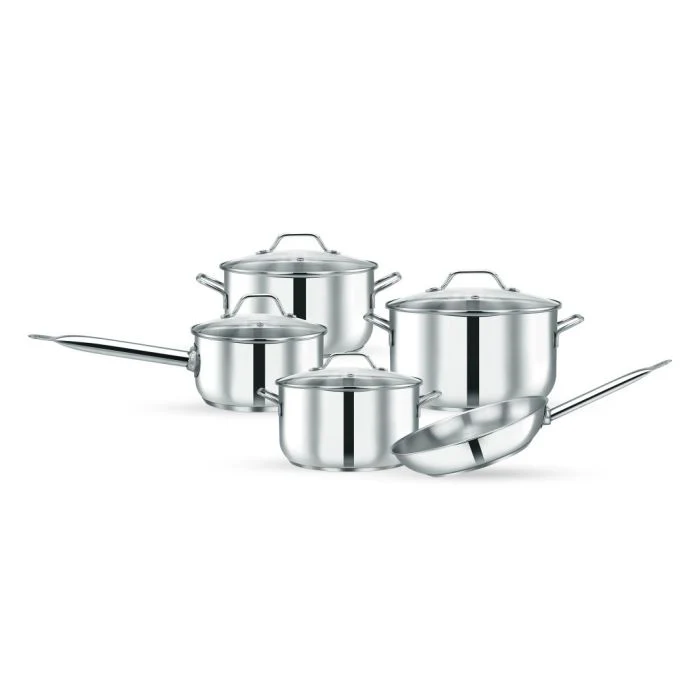 Royalford 9Pcs Stainless Steel Cookware Set - Image 2