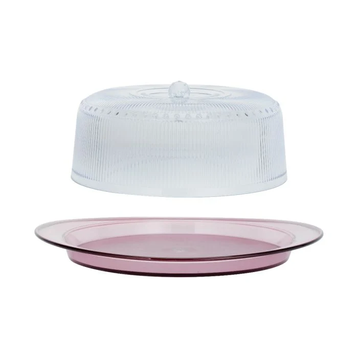 Royalford Cake Serving Set, Elegant, Freezer Safe & BPA Free, RF10850 | Top Rack Dishwasher Safe | Multifunctional Salad Bowl, Chip Dip Server, Cake Plate with Dome | Cake Cutting Knife - Image 9