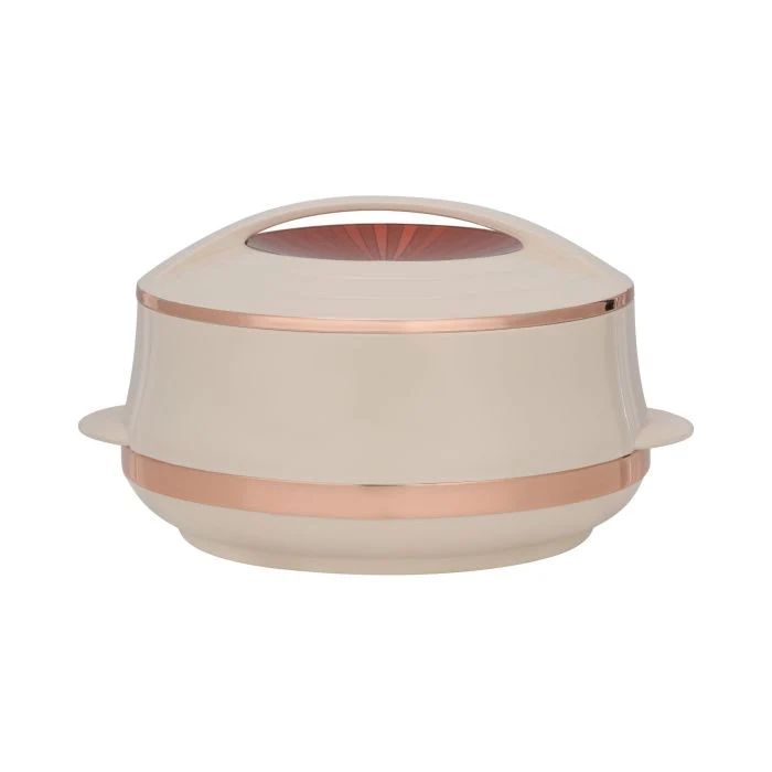 Royalford Elite Gold Insulated Casserole, Firm Twist Lock, RF11148 | Strong Handles | 6000ml Double Wall Insulated Serving Pot, Chapati Storage Box, Roti Serving Pot, Chapati Dabba - Image 6