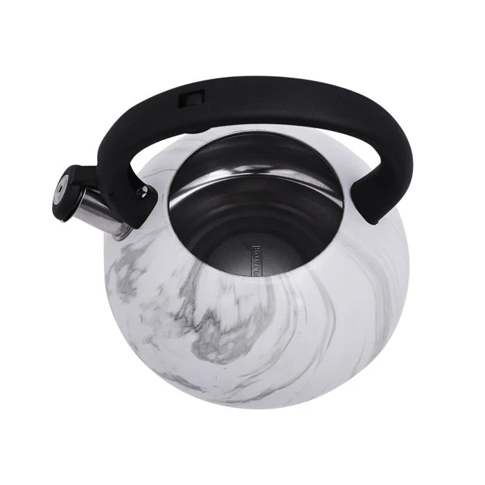 Royalford Marble Designed Whistling Kettle RF9668 | 3000 ML Capacity | Stainless Steel| Induction Compatible| Heat-Resistant Handle & Dishwasher-Safe | Stylish Design - Image 4