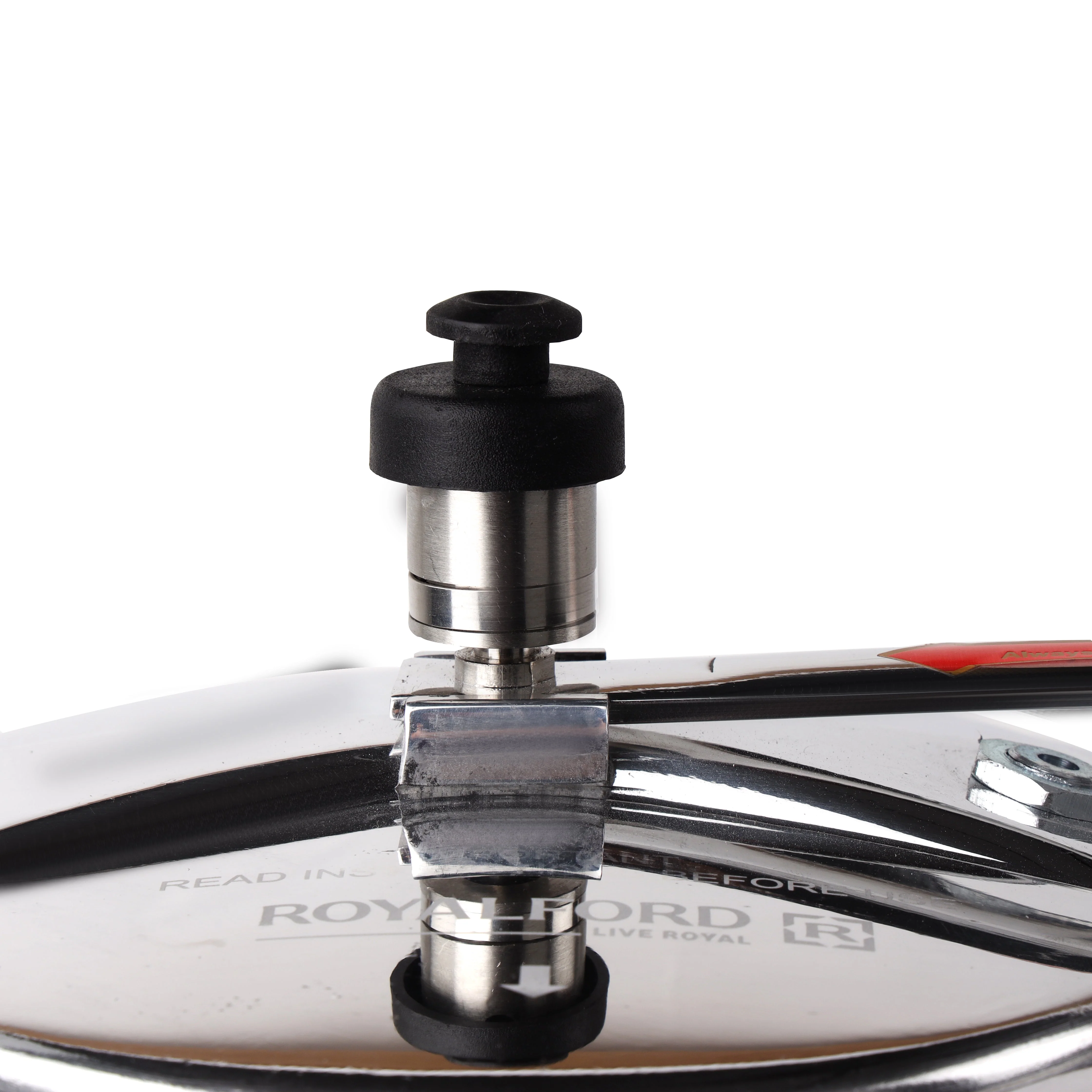 Royalford RF10014 7L Aluminium Inner Lid Pressure Cooker | Virgin Aluminium Body | Improved Pressure Regulator | Free Extra Gasket & Safety Valve | Efficient Cooking - Image 6