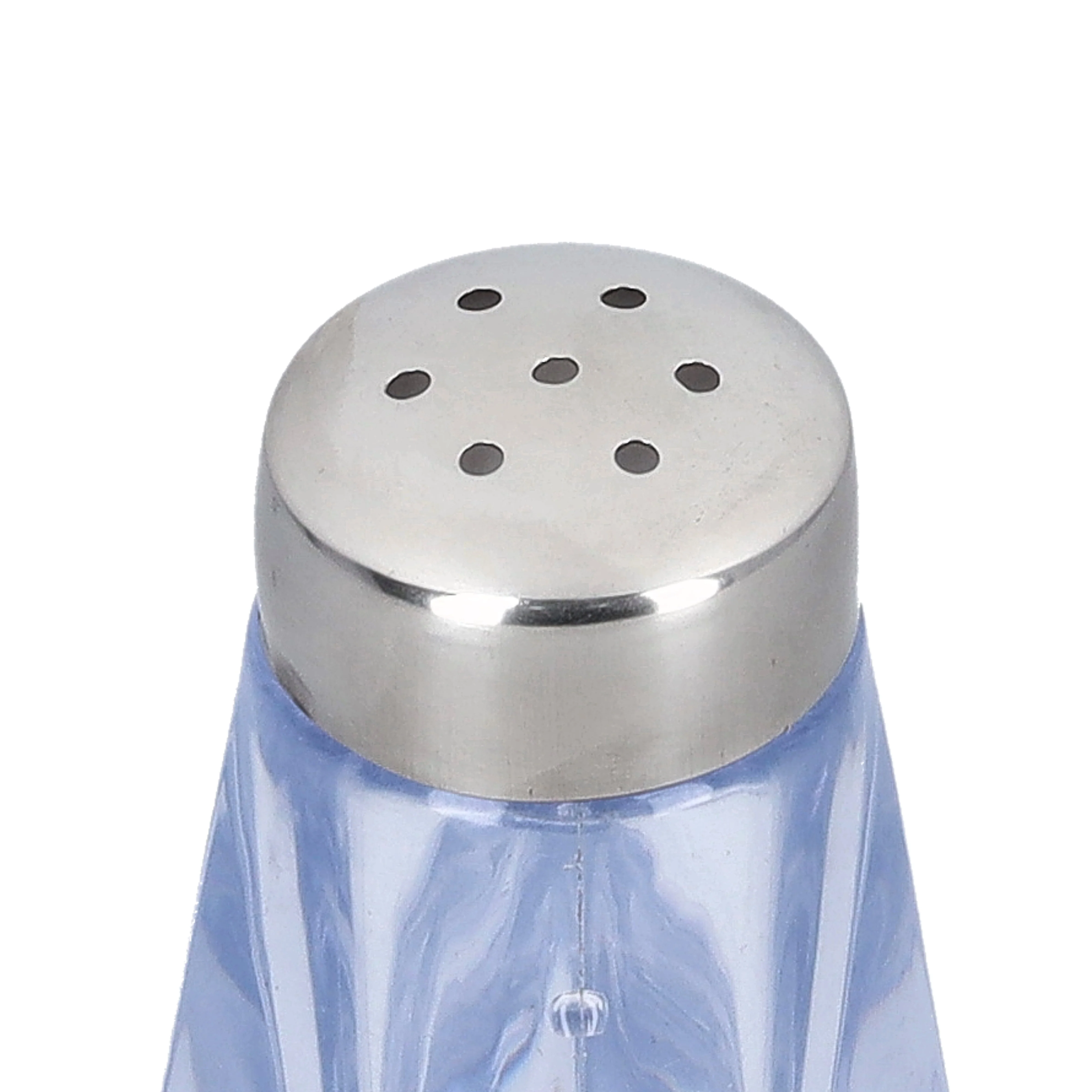 Royalford RF10077 Crystalia Pepper Shaker Clear Glass Seasoning Shaker | Stainless Steel Lid for Dining Table | Restaurant Use | Elegant Design | Durable & Easy Dispensing - Image 4