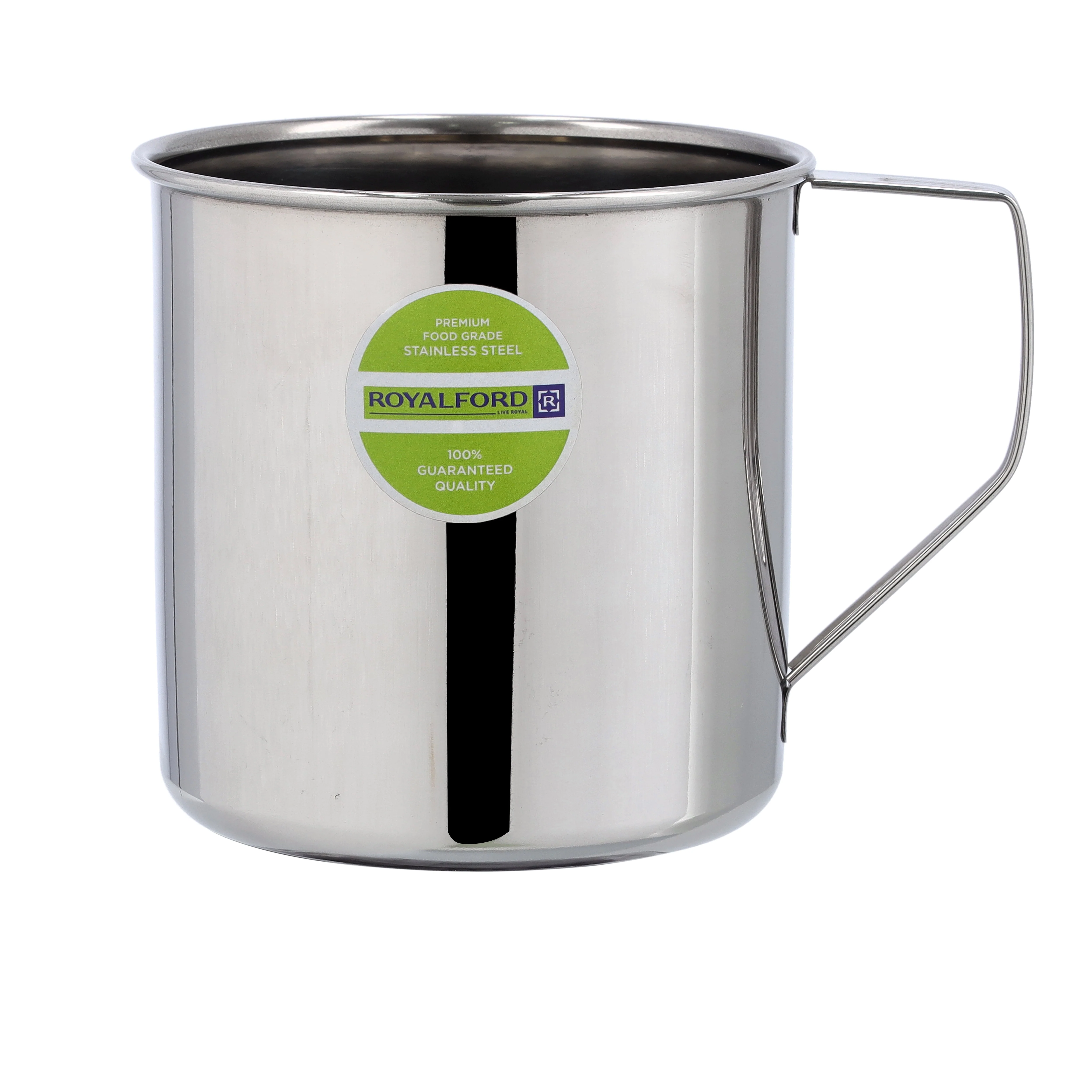Royalford RF10146 Rainbow Mug| premium stainless steel is durable and rust-resistant| lightweight, available in 9cm, 10cm, 11cm, and 12cm sizes for everyday use|