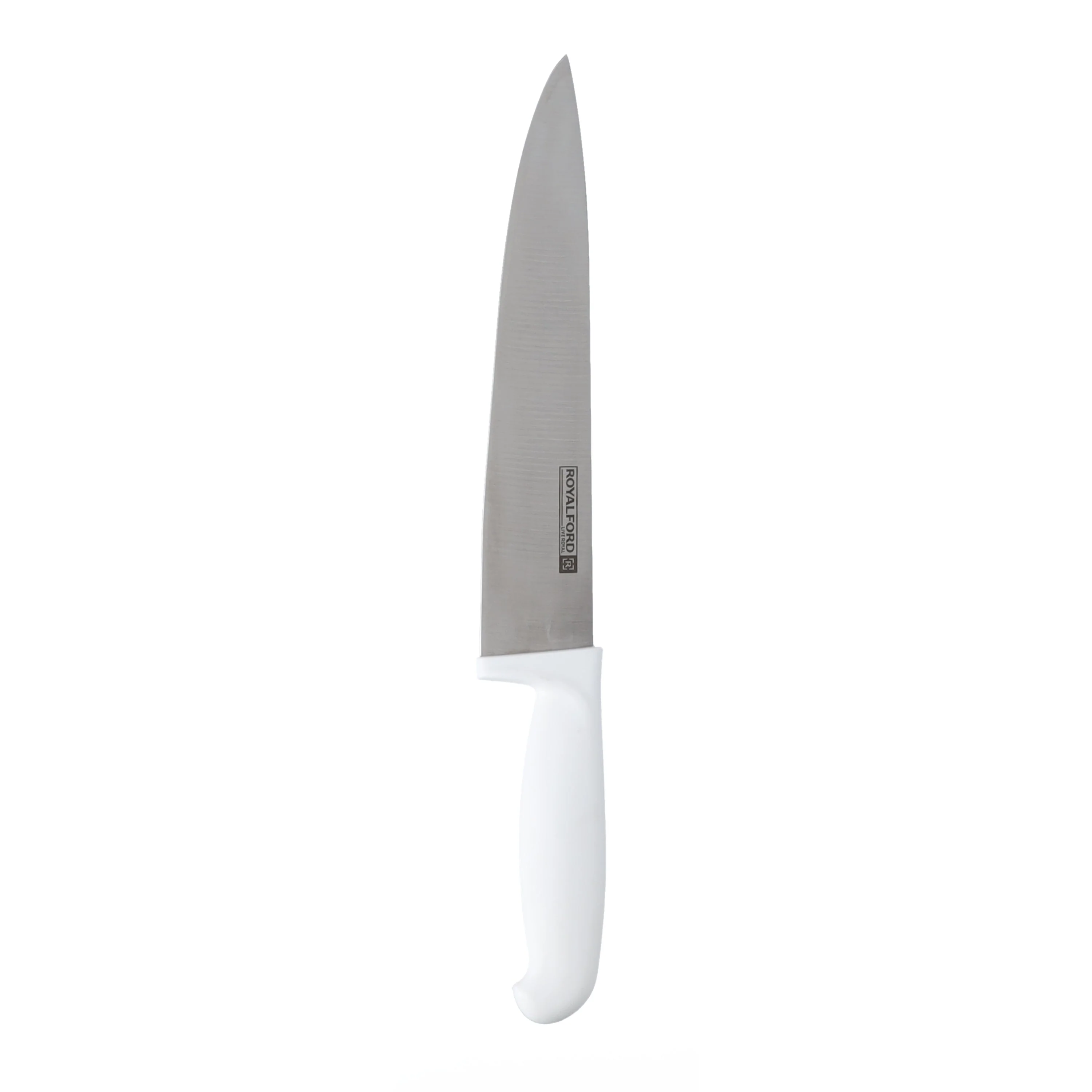 Royalford RF10233 7” Slicer Knife| features a premium stainless steel blade and ergonomic PP handle| perfect for precise slicing of fruits, vegetables, and meats safely|