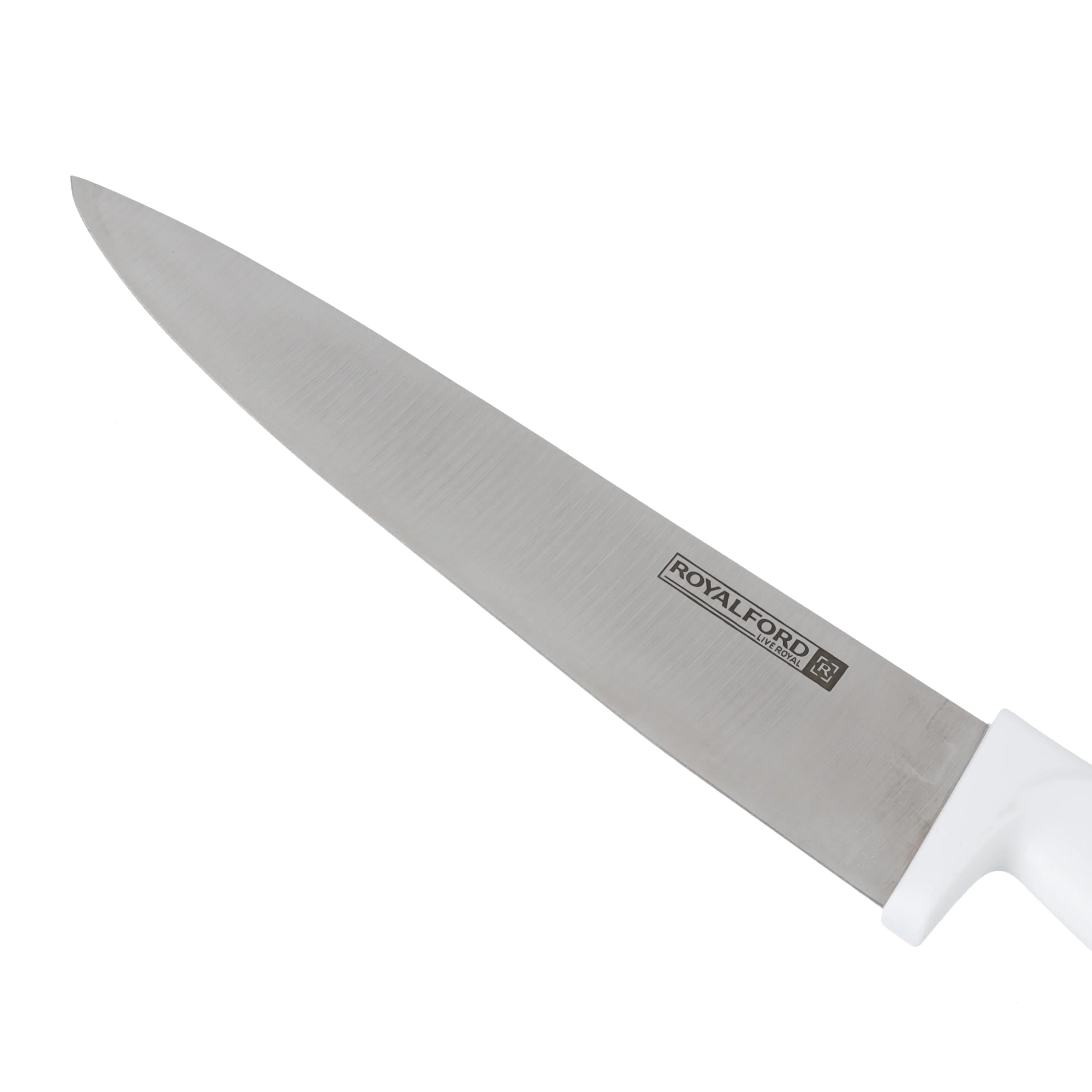 Royalford RF10233 7” Slicer Knife| features a premium stainless steel blade and ergonomic PP handle| perfect for precise slicing of fruits, vegetables, and meats safely| - Image 4