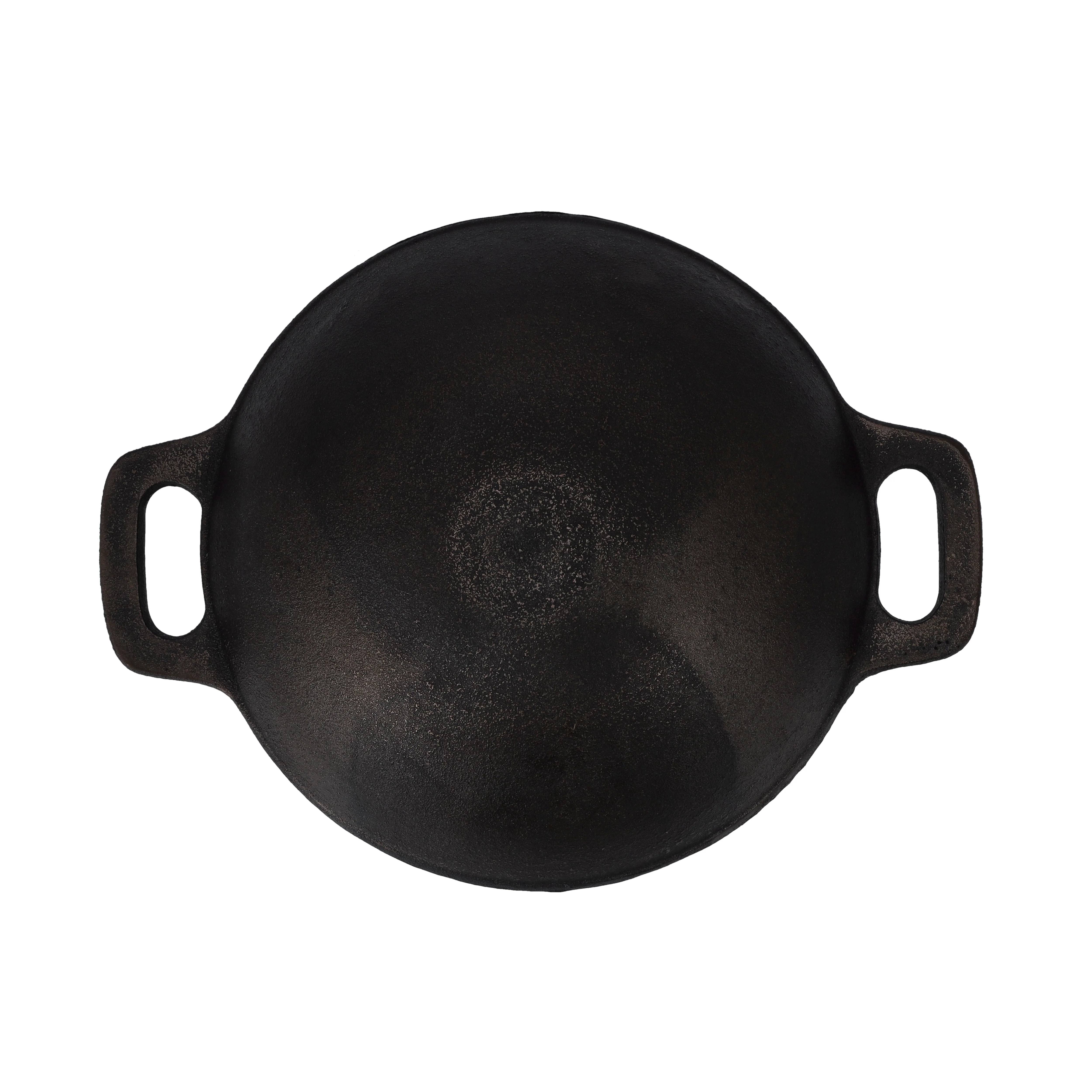 Royalford RF10399 10 Inch Cast Iron Double Handle Kadai | Heavy Duty Construction| Superior Heat Retention | Oven Safe Design | Ideal for Gas, Ceramic & Halogen Cooking - Image 4