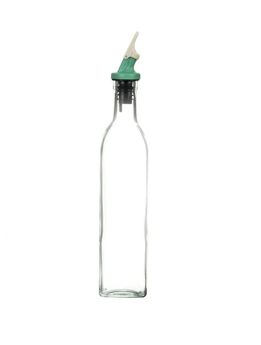 Royalford RF10566 Oil Dispenser Bottle 500ml| flip & seal lid offers precise pouring, leak-proof design| premium glass body, and easy cleaning for everyday kitchen use| - Image 3
