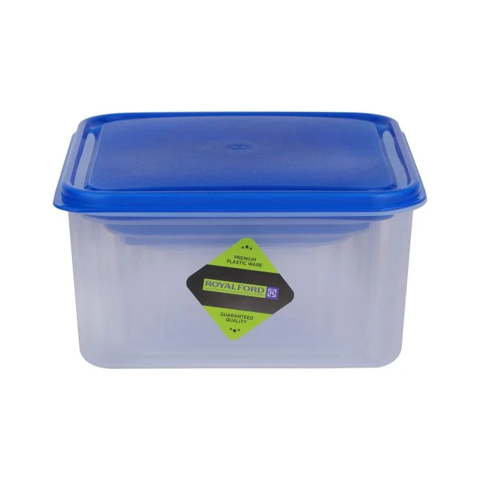 Royalford RF10714 5 Pcs Air-Tight Food Container Set | Premium Plasticware| Stackable Storage Design| High-Quality Polypropylene| Multi-Size Kitchen Storage Containers - Image 3