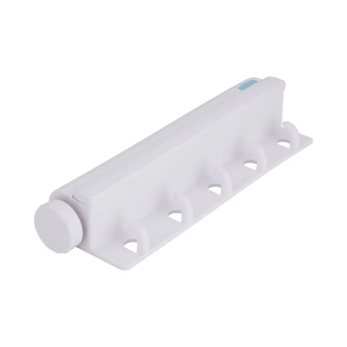 Royalford RF10730 Indoor Cloth Hanger Rope | Retractable Flexible Clothesline up to 3.7M | Strong ABS Body | Space-Saving Wall Mounted Design for Indoor Laundry Drying - Image 6