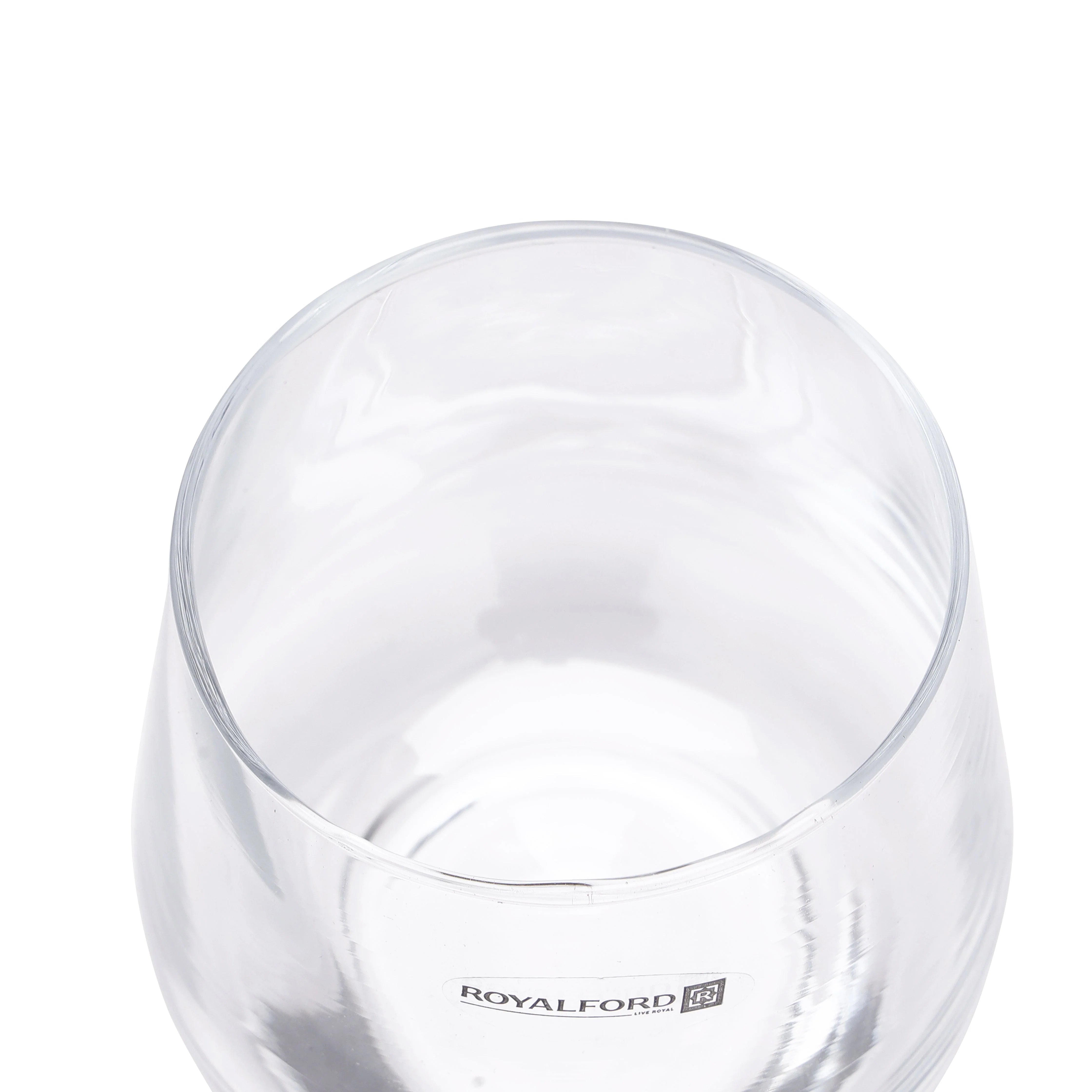 Royalford RF11656 glass tumbler set of 3 pcs| 360ml capacity &  made from lead-free soda-lime glass| durable, elegant design, ideal for water, juice & daily beverage use| - Image 5