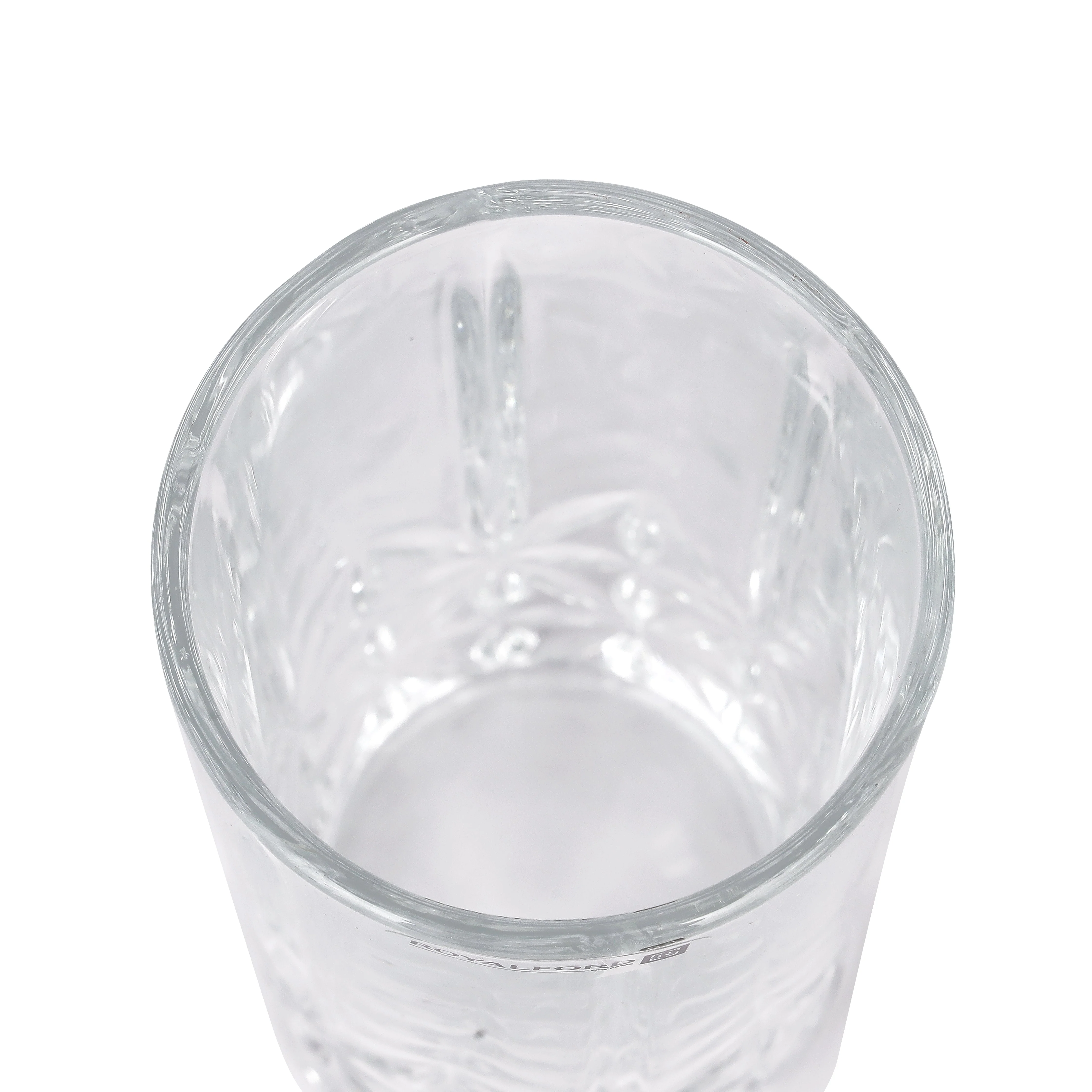 Royalford RF11662 Glass Tumbler Set | 3 Pcs 360ML Lead Free Soda Lime Drinking Glasses| Elegant Textured Base| Premium Water Juice Soft Drink Beverage Glassware for Home - Image 4