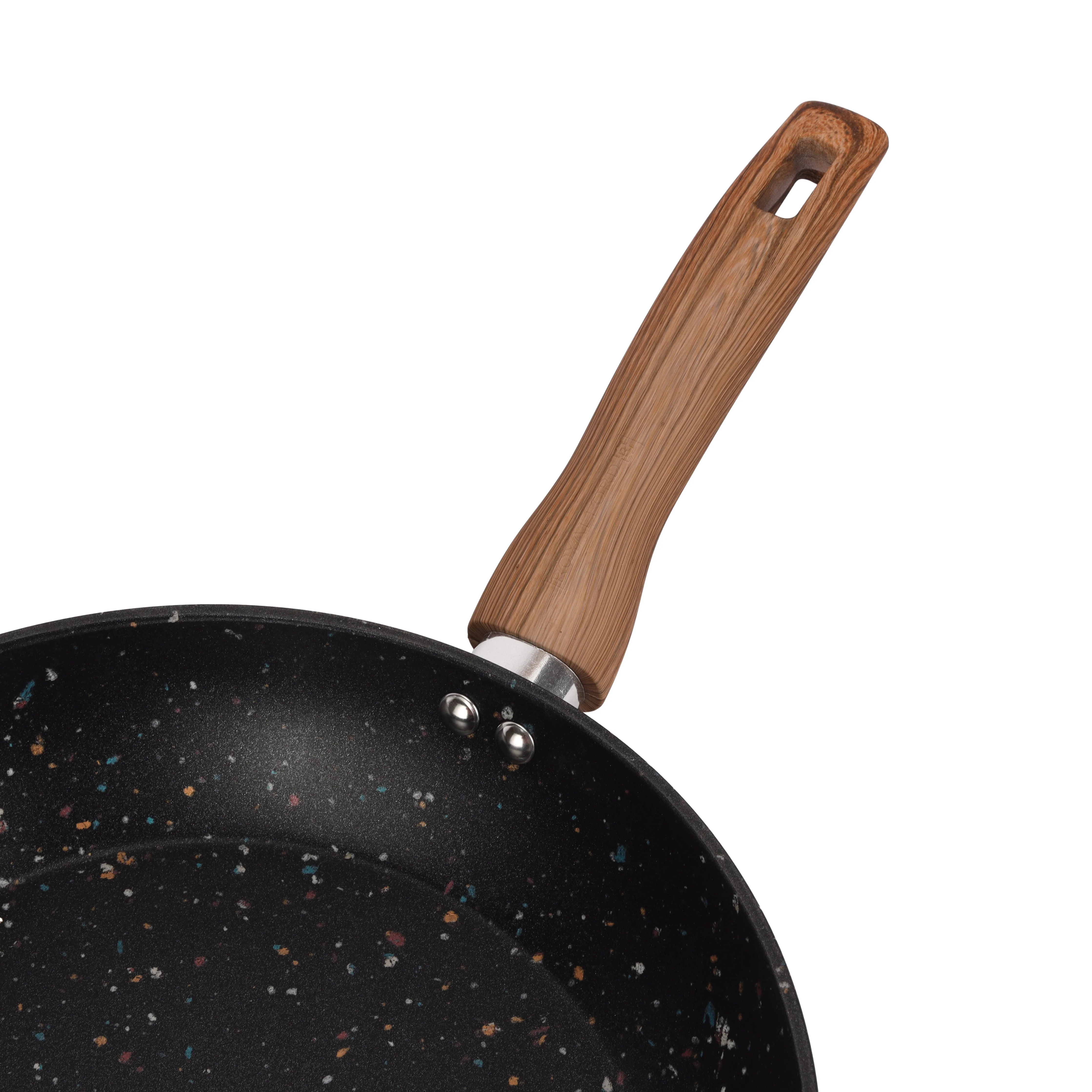 Royalford RF12013 28cm Forged Aluminium Frypan | Multistone Granite Coating| Induction Compatible| PFOA Free Non-Stick Pan| Extra-Thick Base & Ergonomic Soft-Touch Handle - Image 5