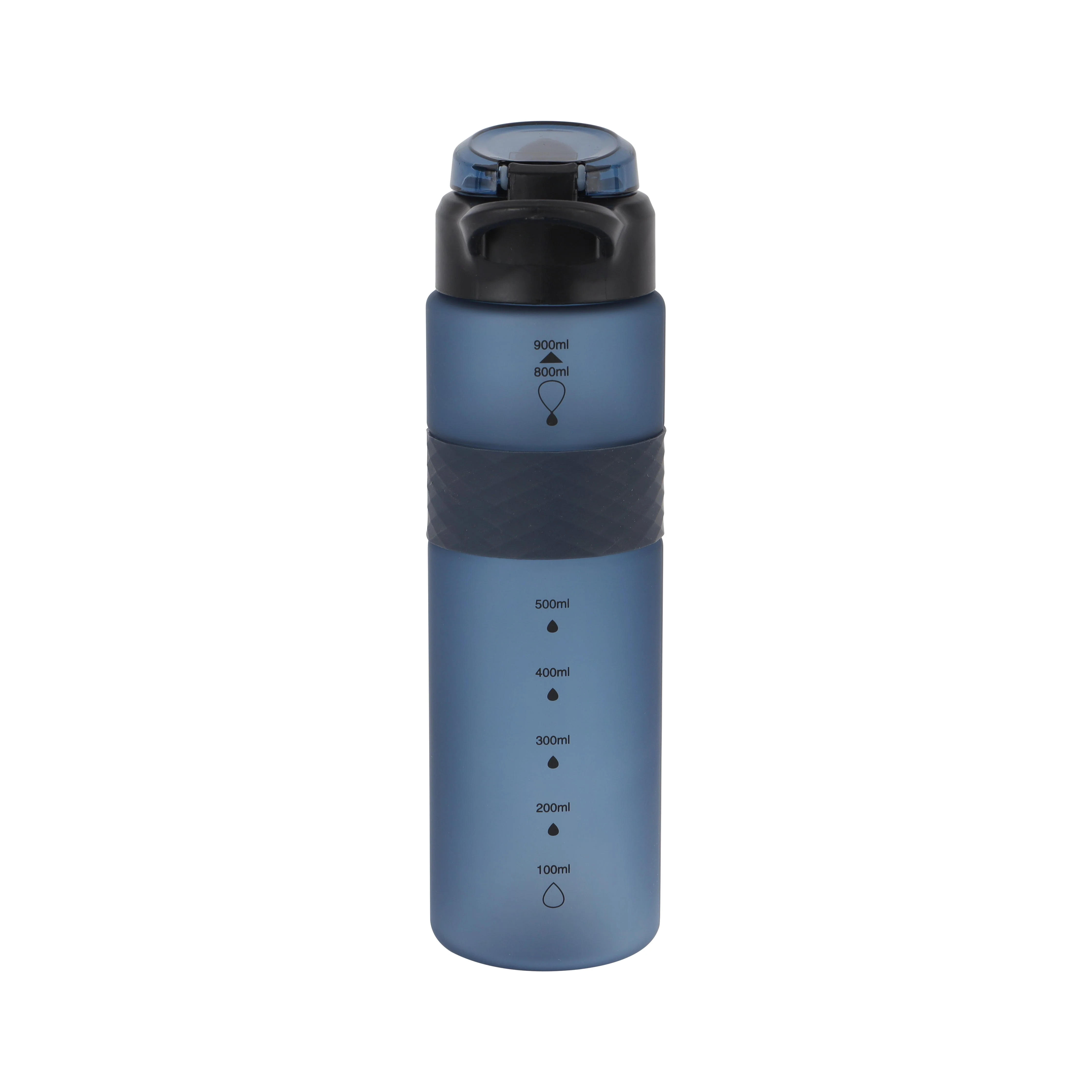 Royalford RF12161 900ml Water Bottle with Silicone Sipper & Straw | BPA Free Leak-Proof Flip Lid Drinking Bottle |  Portable Sports Bottle  for Gym, School & Travel