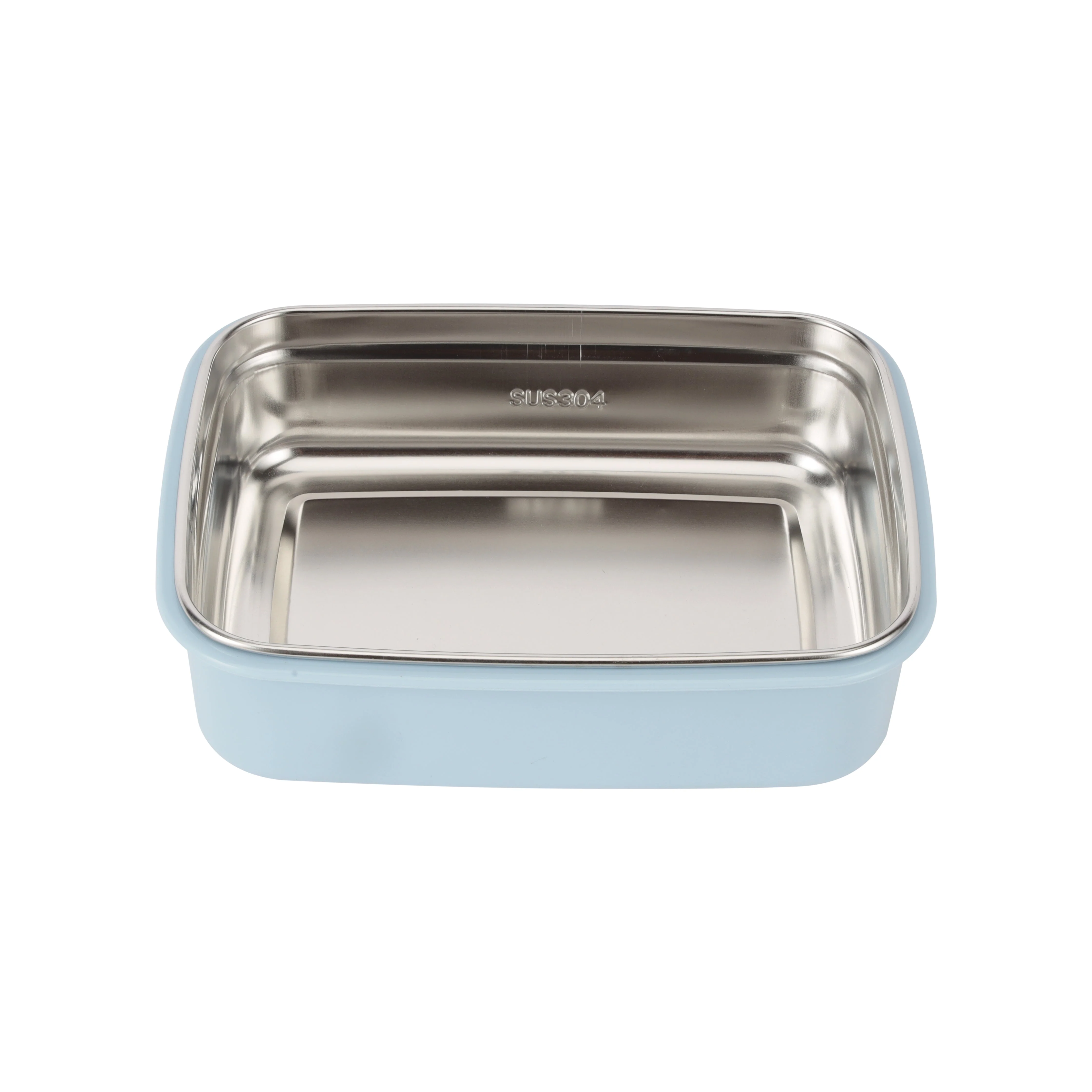 Royalford RF12187 850ML Lunch Box with Stainless Steel Tray and Spoon | BPA Free Leak-Proof Food Container | 4-Side Lock Lid | Freezer Safe | Durable PPE Outer Body - Image 3