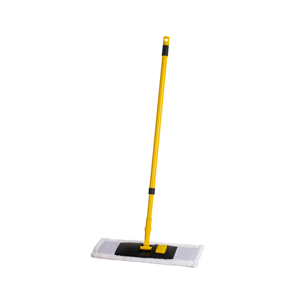 Royalford RF12254 Microfiber Mop with Iron Handle | 43x12cm Wide Head | 130cm Extendable Telescopic Handle | Scratch-Free Professional Floor Cleaning Mop for All Surfaces - Image 2