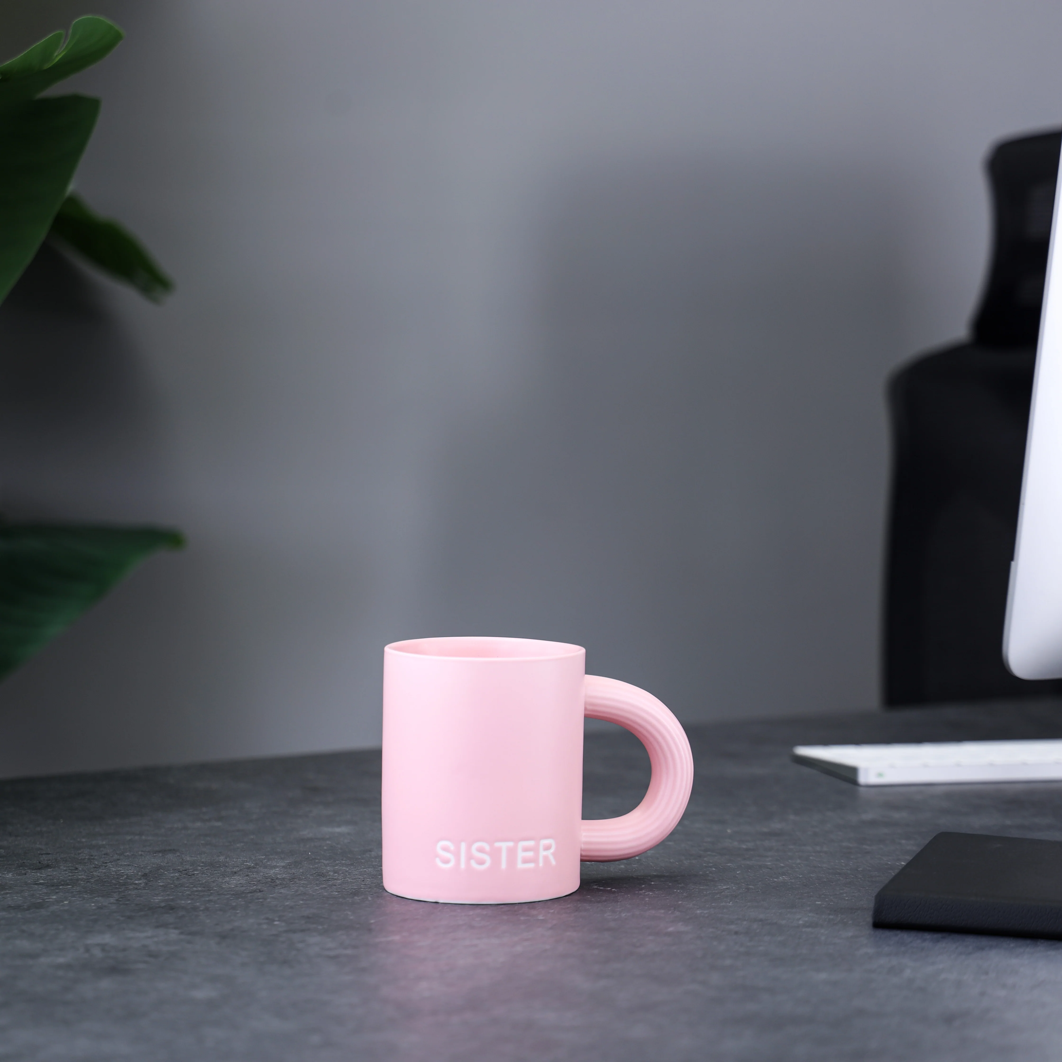 Royalford RF12300 535ml New Bone Mug| Sister Printed Pink Coffee Mug & Food-Grade| 18oz Mug for Hot & Cold Drinks, Perfect Gift for Sisters & Special Occasions| - Image 3