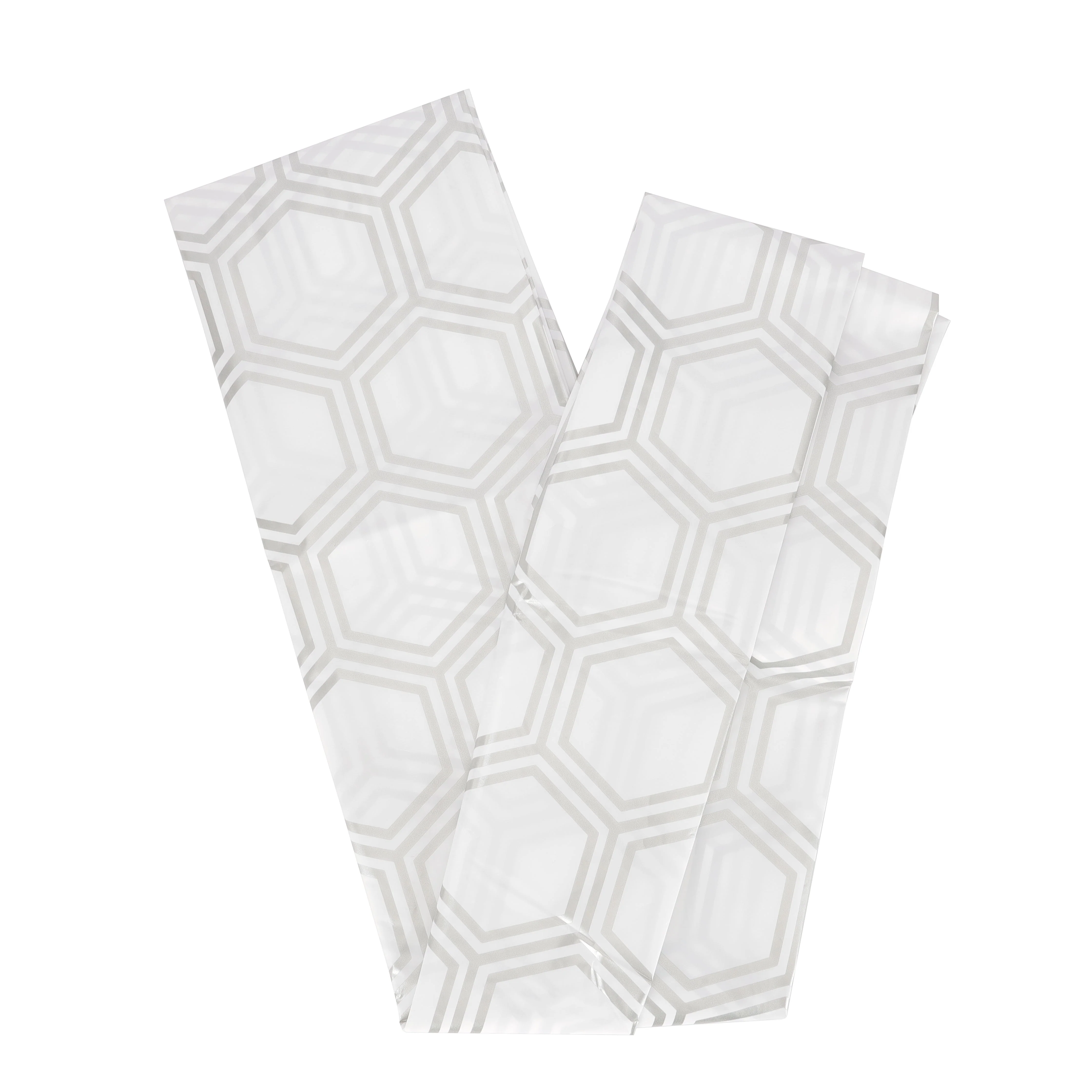 Royalford RF12450 PEVA shower curtain 180x180cm| water-repellent, quick-drying and machine washable| odourless and chlorine-free curtain ideal for modern bathrooms| - Image 3