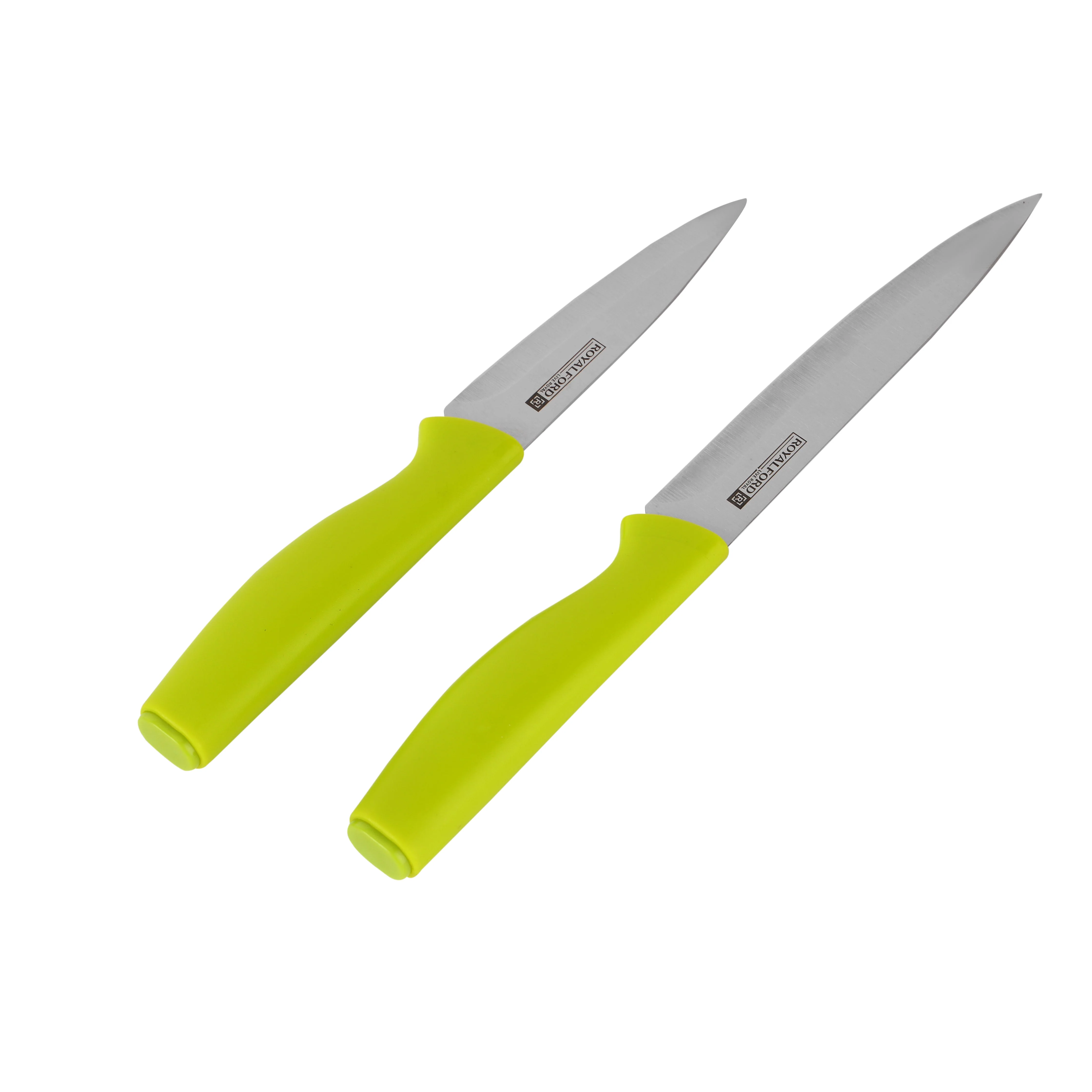Royalford RF12468 2PC Knife Set with Cutting Board | Stainless Steel 3.5” Paring & 5” Utility Knives| Strong PP Handle| Dishwasher Safe Design for Everyday Cooking Use - Image 3