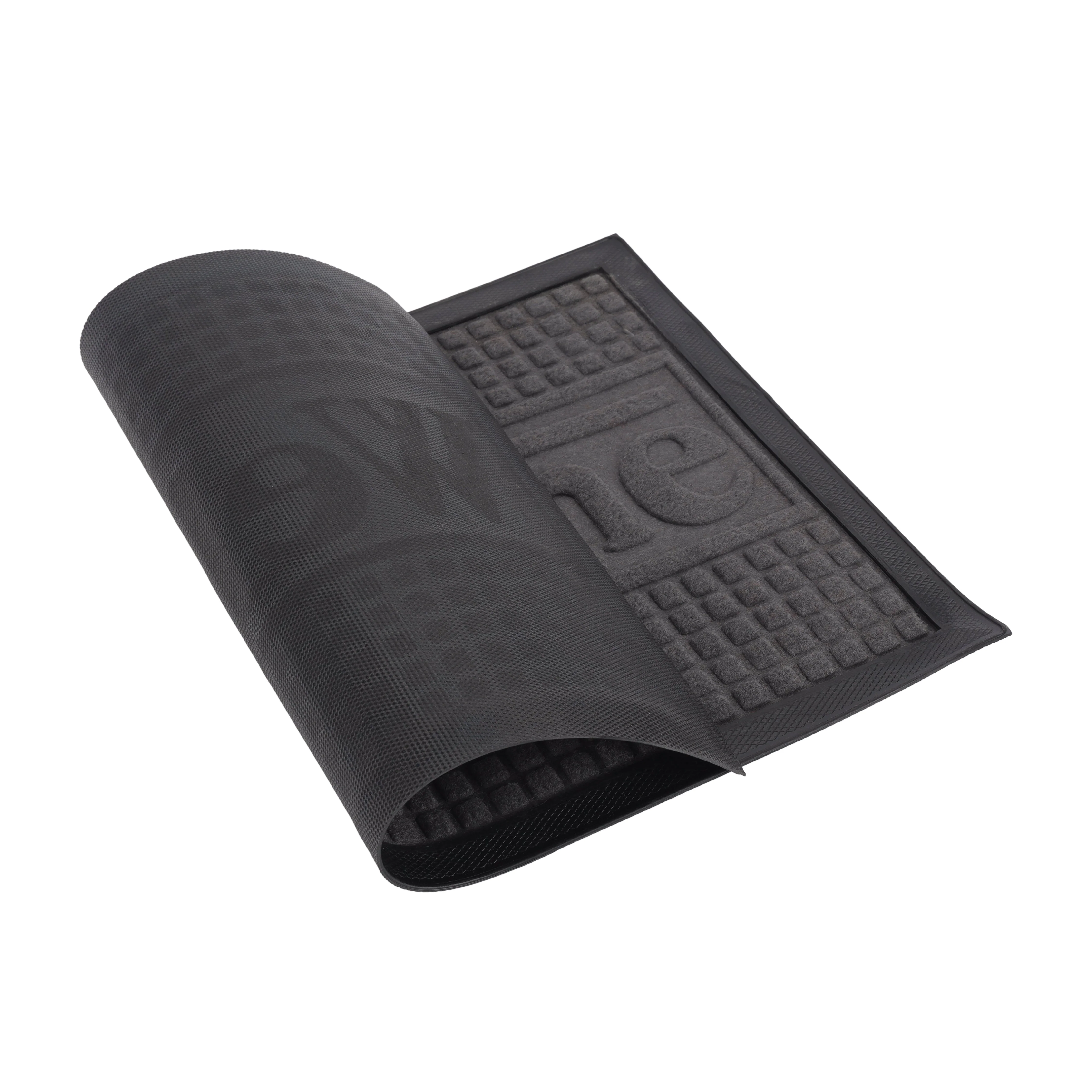 Royalford RF12474 door mat 40x60cm| made from durable polyester with non-skid base| washable and easy to maintain, ideal for doorways, entrances and floors use| - Image 5