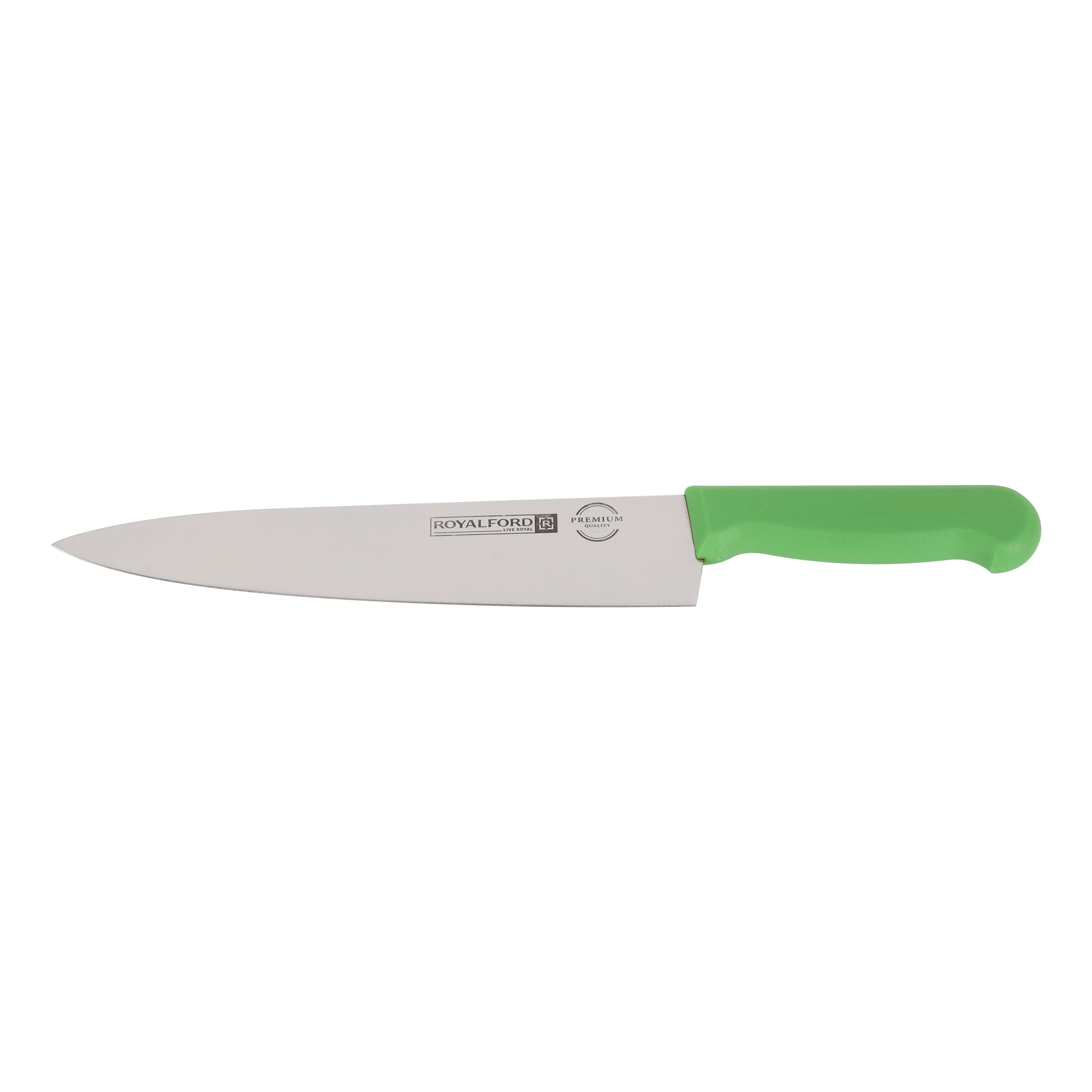 Royalford RF12558 10 Inch Chef Knife | Extra Sharp Food Grade Stainless Steel Blade| Ergonomic PP Handle | Dishwasher Safe | Stain Resistant Multipurpose Cooking Knife