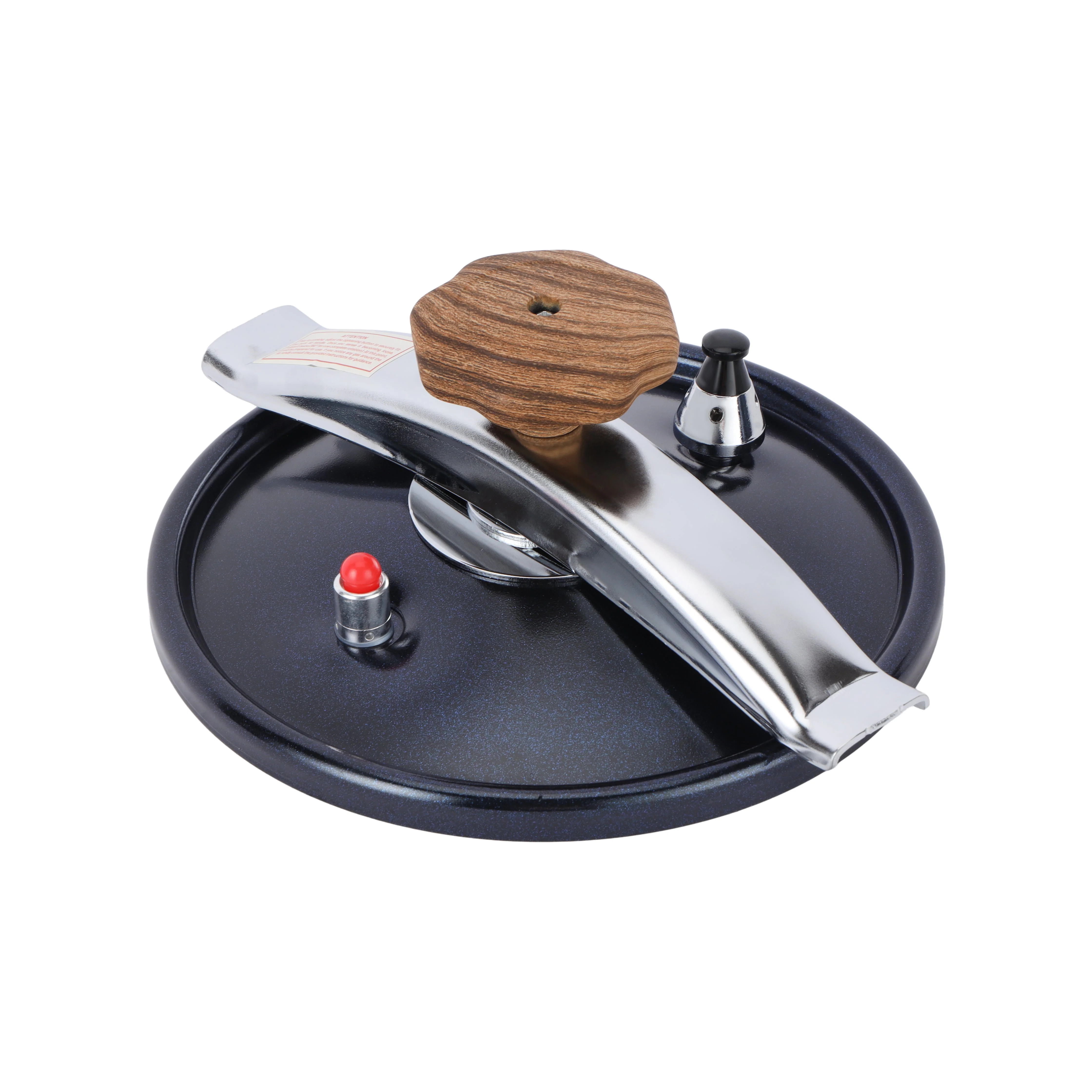 Royalford RF12665 Blueberry 11L Induction Base Pressure Cooker | Ceramic Non-Stick Interior | Extra-Thick Three-Ply Base | Durable Aluminium Body and Soft-Touch Handles - Image 5