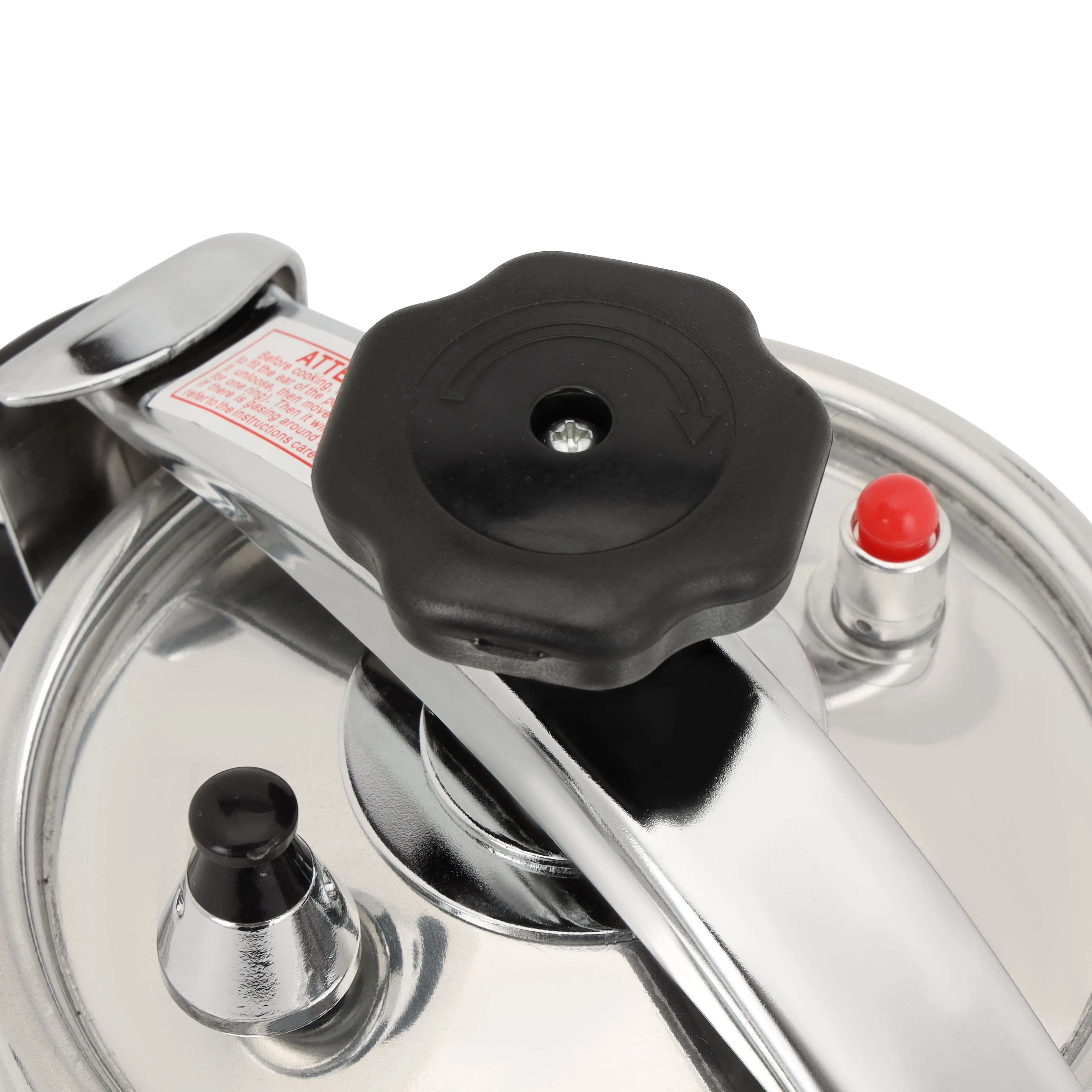 Royalford RF12714 3L aluminium pressure cooker with multi-safety device| pressure indicator, strong welded base, food-grade sealing ring and even heat cooking performance - Image 3