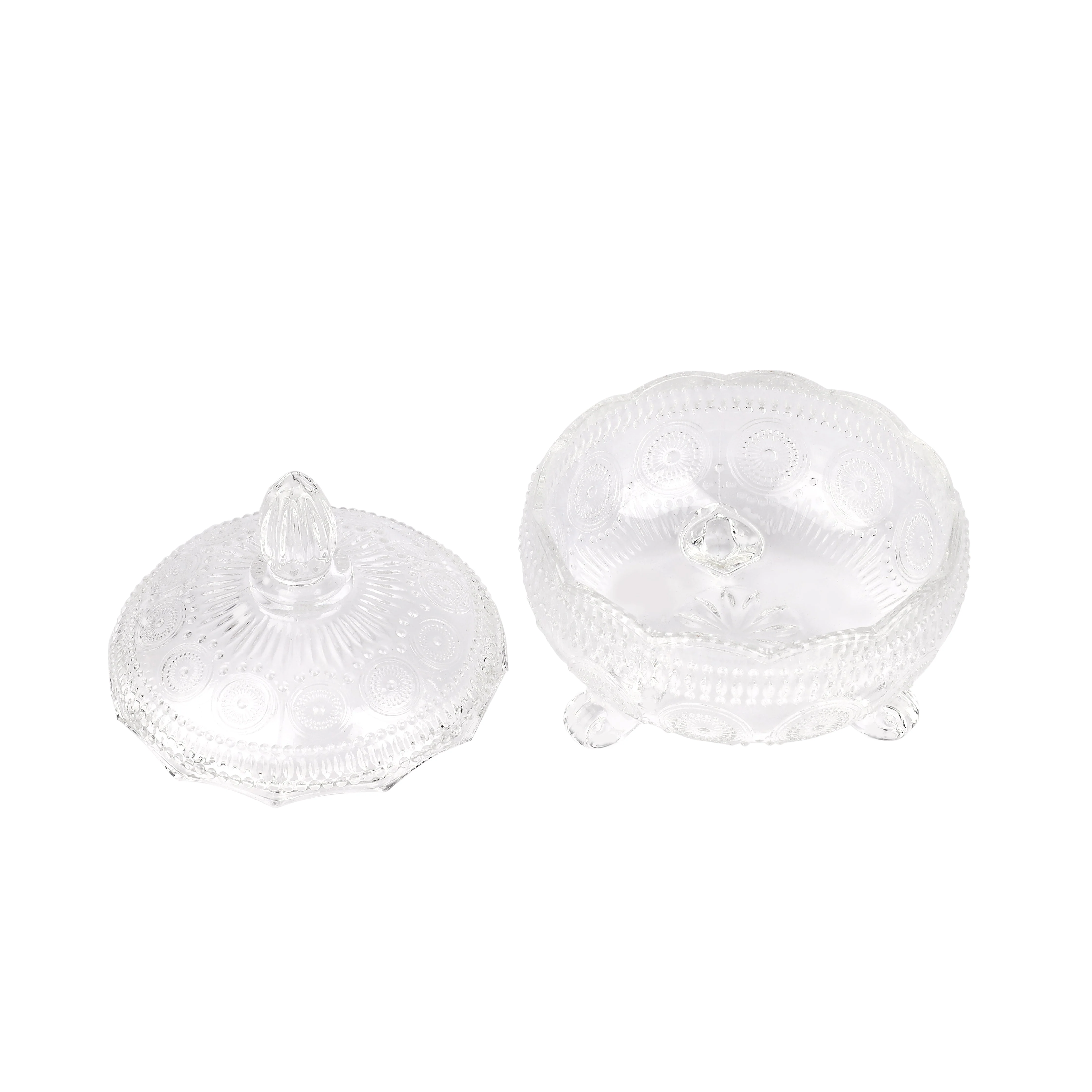 Royalford RF12796 premium glass candy jar with lid| durable soda lime glass & elegant design| ideal for storing candies, dry fruits, snacks, freezer and multipurpose use| - Image 5