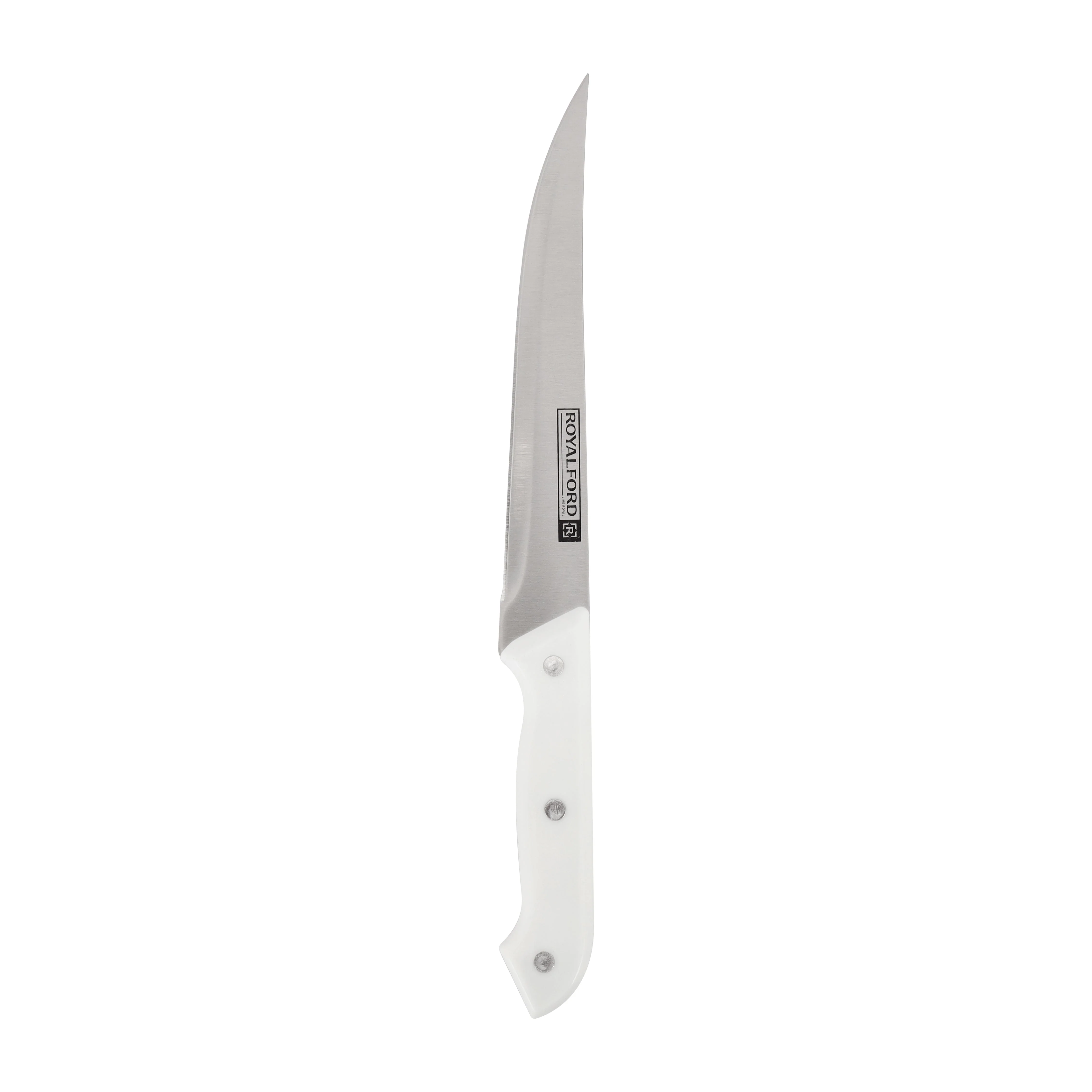 Royalford RF12943 6PC Deluxe Cutting Set | Stainless Steel Kitchen Knives and Durable Wooden Chopping Board for Precision Cutting, Slicing & Everyday Cooking Use - Image 6