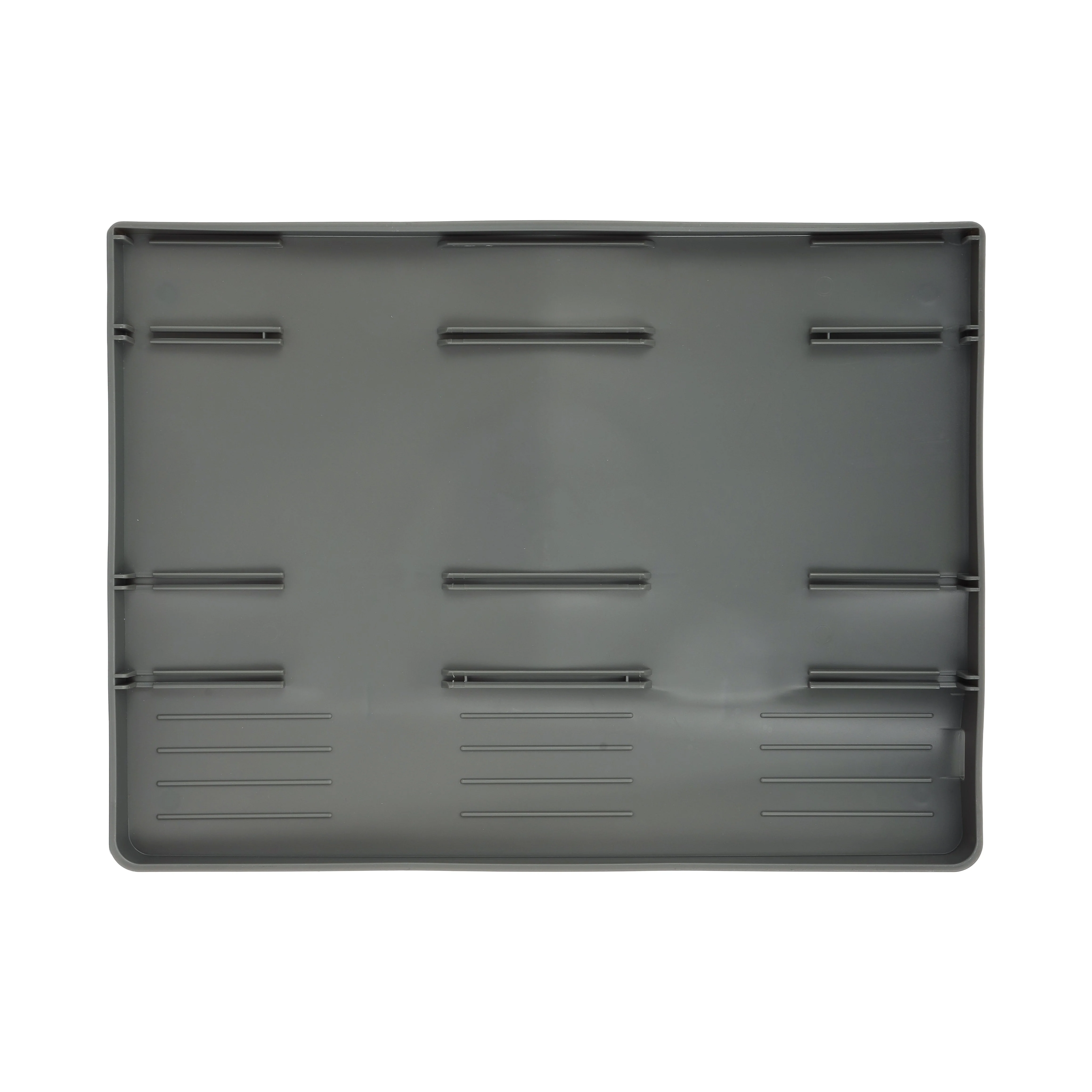 Royalford RF12959 Dish Rack with Cutlery Holder | 10 Plate Capacity | Detachable Drain Board| Space Saving PP Plastic Kitchen Organizer for Countertop & Sink Area Use - Image 5