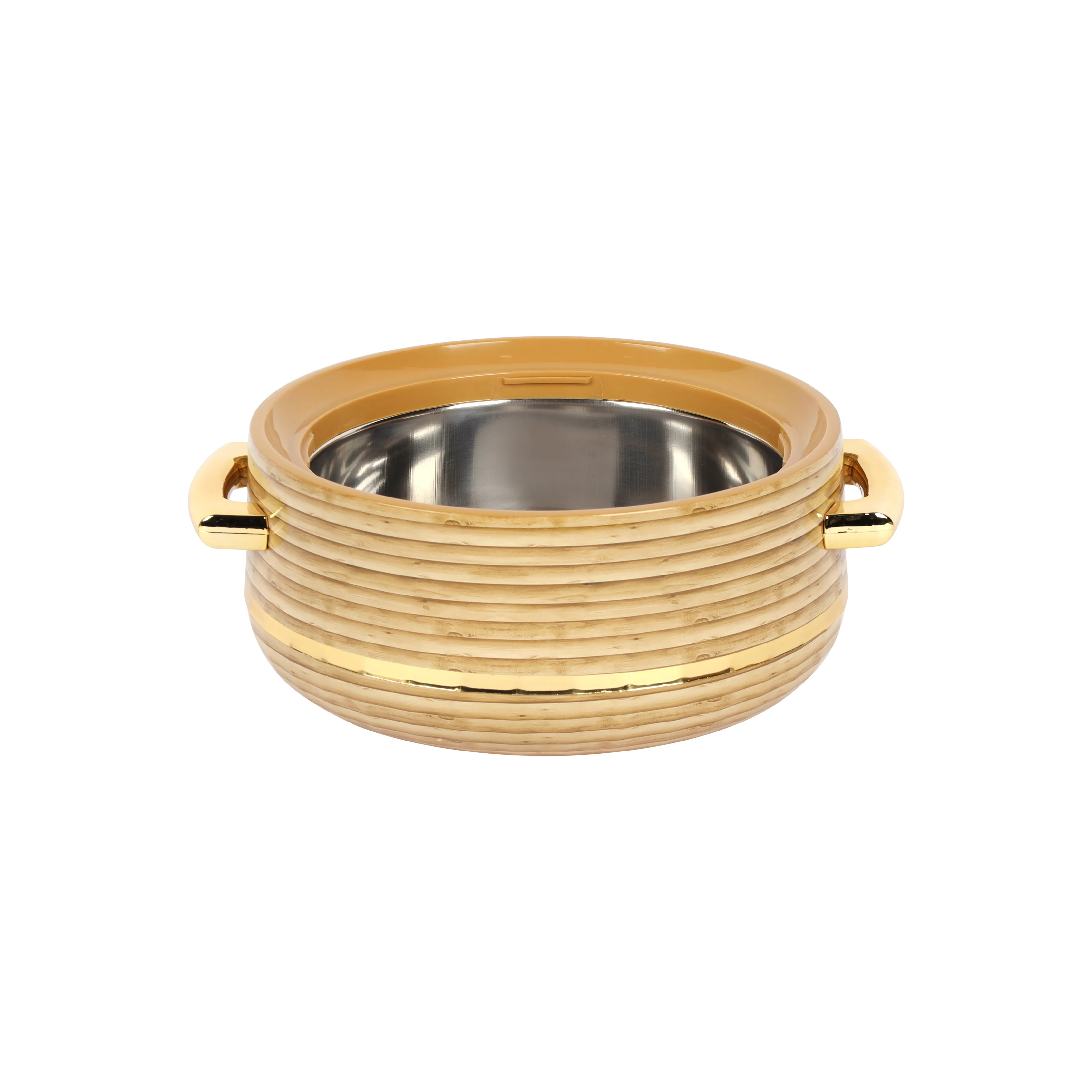 Royalford RF12968 Woodland Insulated Hot Pot 2700ml | Stainless Steel Inner Casing | Super PU Insulation | Twist Lock Lid and Durable PP Outer Body for Serving Food - Image 3