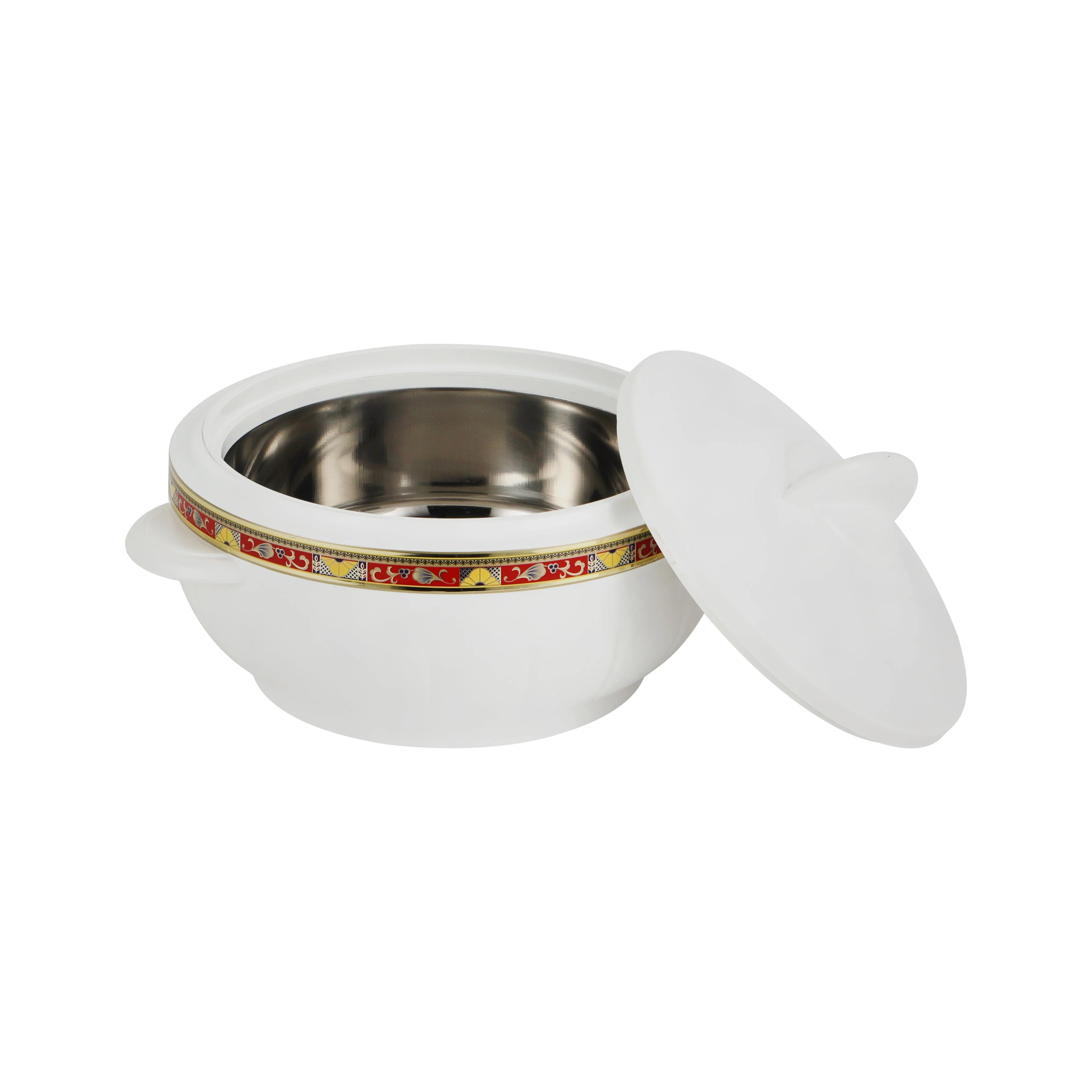 Royalford RF1639 Classic Casserole Deluxe 1600ml | Highly Insulated Stainless Steel Serving Bowl | Secure Lid Durable Outer Body & Heat Retention for Hot Food Storage - Image 2