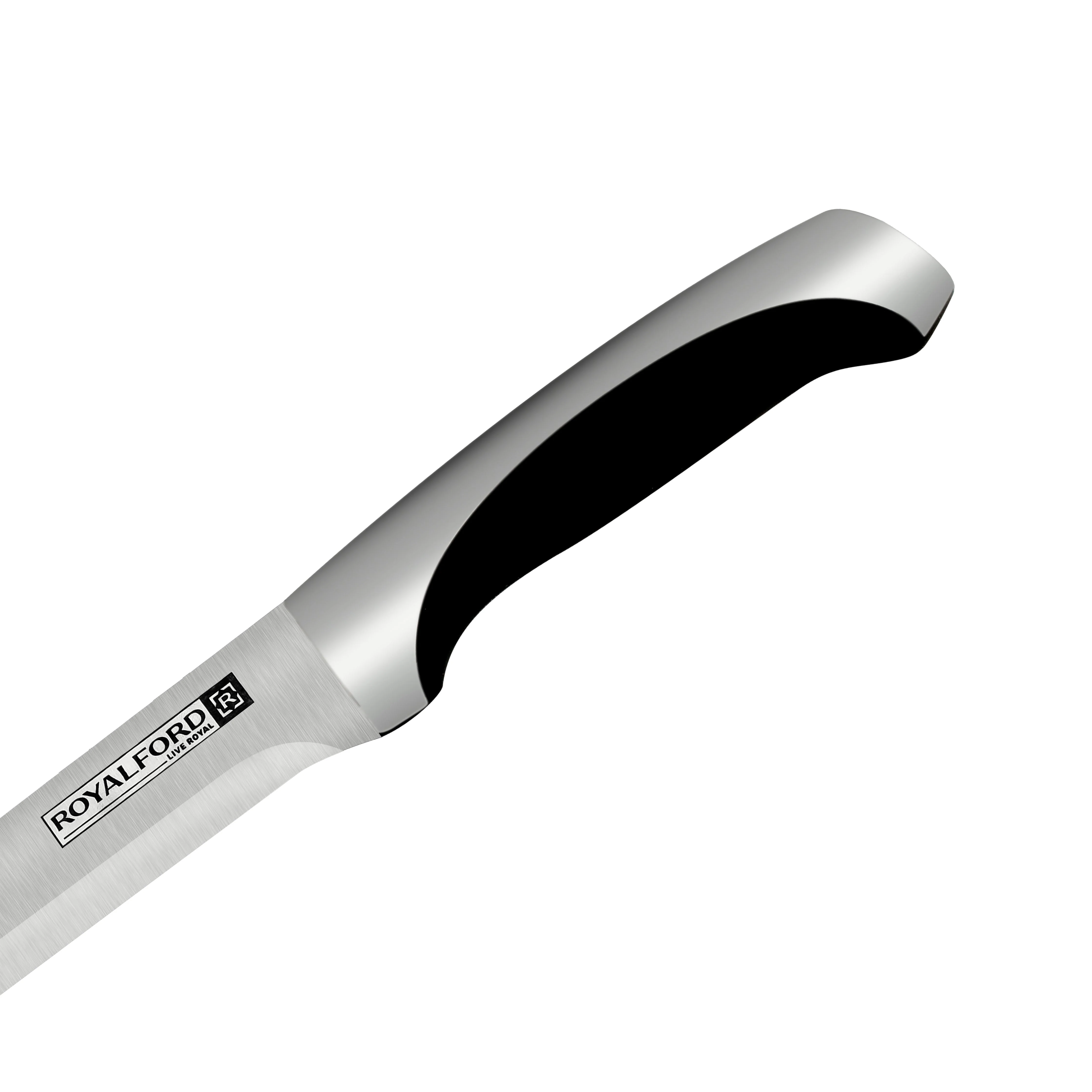 Royalford RF1803-SK 8 Inch Slicer Knife | Stainless Steel Precision Kitchen Cutting Knife| Ergonomic Non-Slip Handle | Sharp Blade for Meat, Fish, Fruits & Vegetables - Image 5