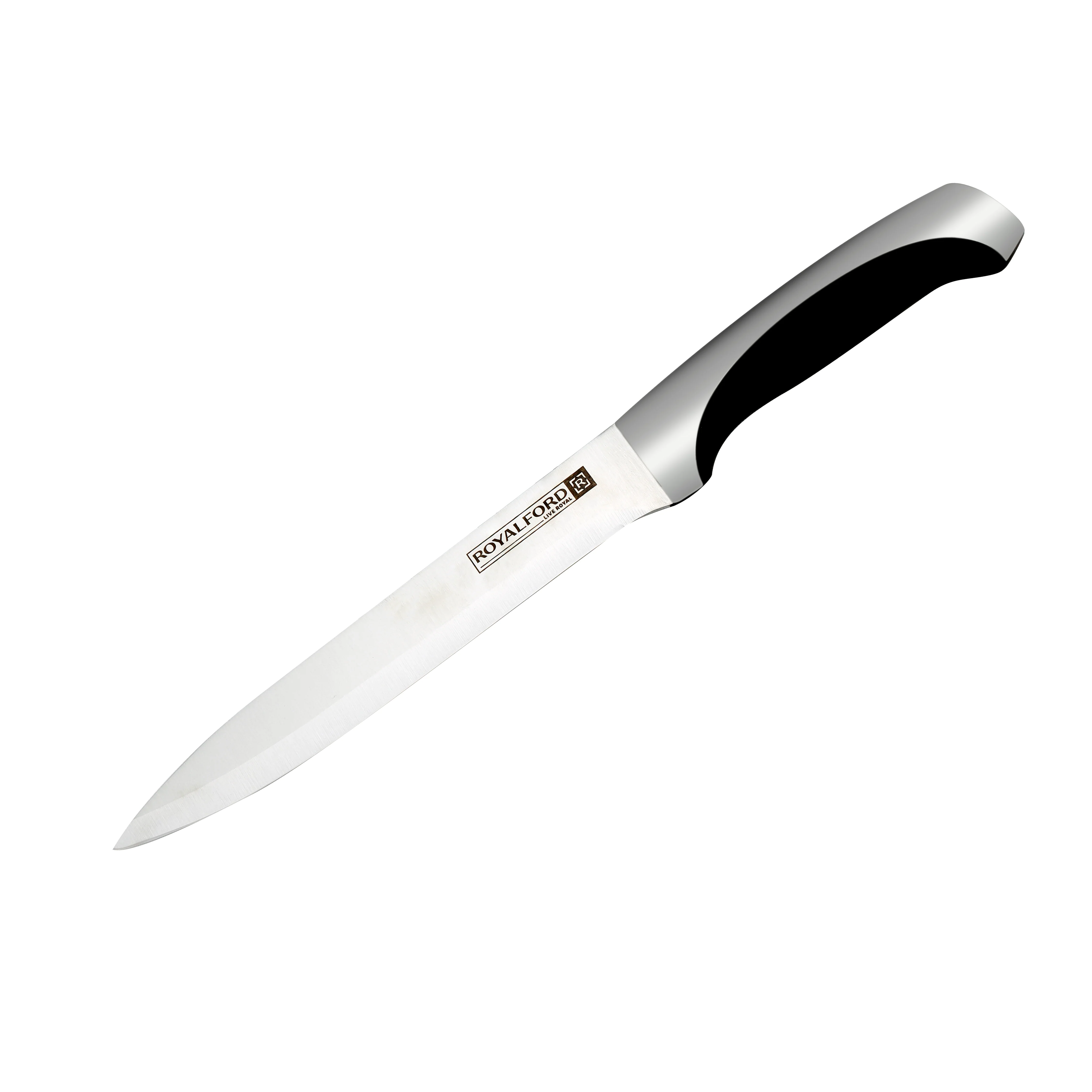 Royalford RF1804-UK 5.5 Inch Utility Knife| Stainless Steel & Sharp Multipurpose Cutting Knife| Ergonomic Non-Slip Handle, Durable Blade for Home & Restaurant Use| - Image 4