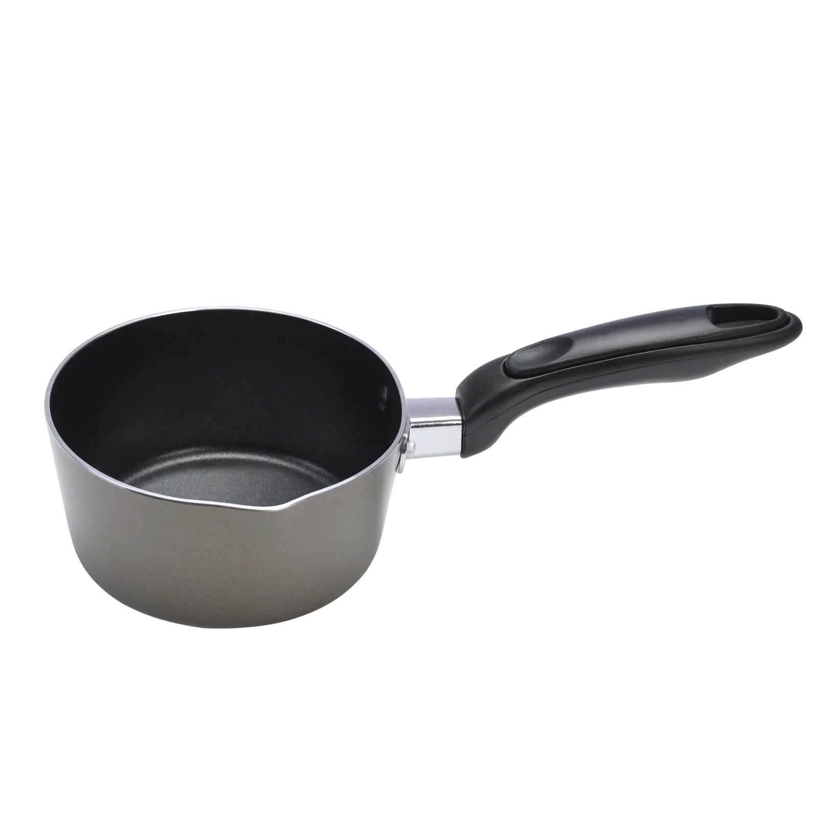 Royalford RF2010-MP14 Aluminium Milk Pan| features 2-layer non-stick coating & heavy-duty handle| Heat Distribution, lightweight Yet Durable & PFOA-free finish|