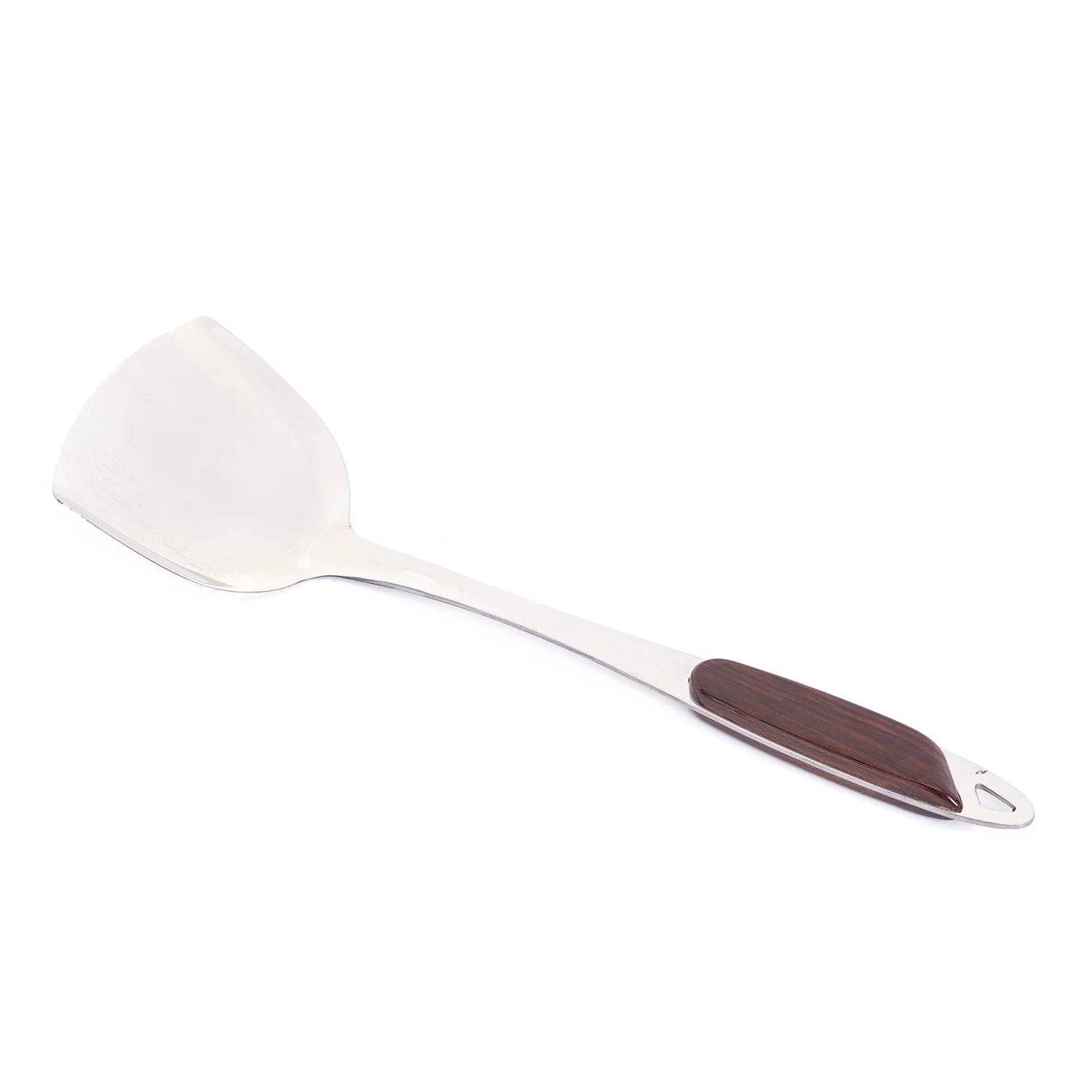 Royalford RF2062T Stainless Steel Kitchen Turner | Ergonomic Grip Handle & Durable Cooking Spatula| for Flipping Eggs, Pancakes, Fish Burgers & Dishwasher Safe|