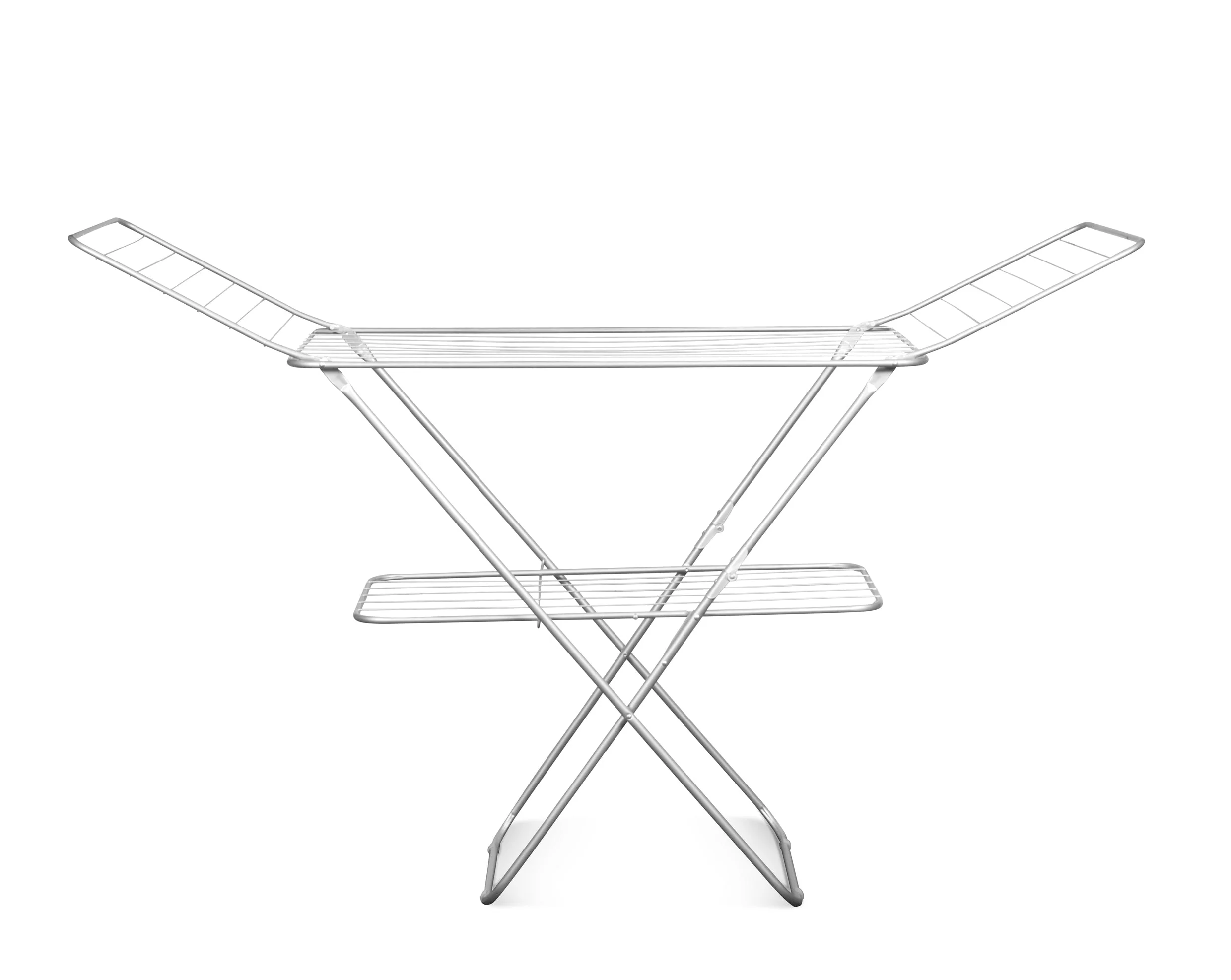 Royalford RF2600-IB Metal Clothes Dryer | Foldable Drying Rack |Large Multi-Level Drying Space| Durable Steel Construction |Suitable For Indoor & Outdoor Laundry Drying