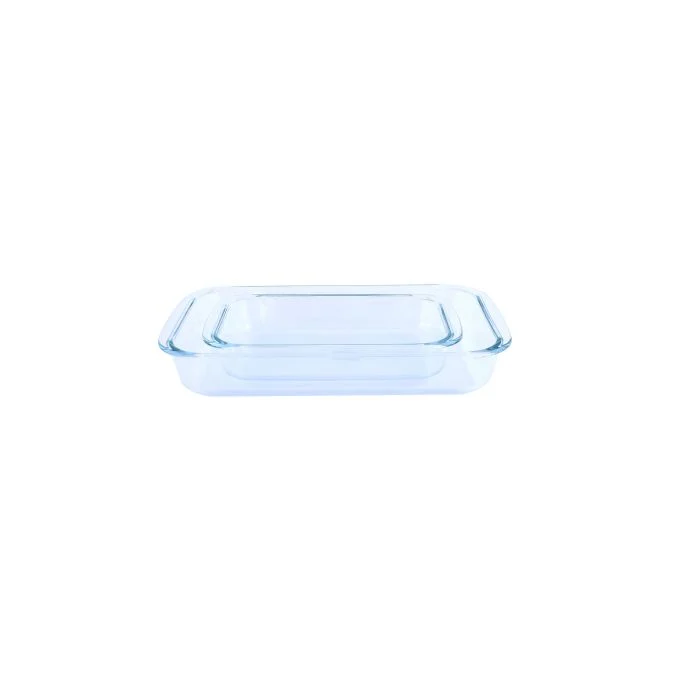 Royalford RF2709-GBD Glass Oblong Baking Dish Set, 2 Pcs | Glass Oblong Glass Baking Tin Set -2Pcs2.2 and 1L, Durable and Sturdy Glass Material Baking Trays for Multiple Baking Purposes - Image 8