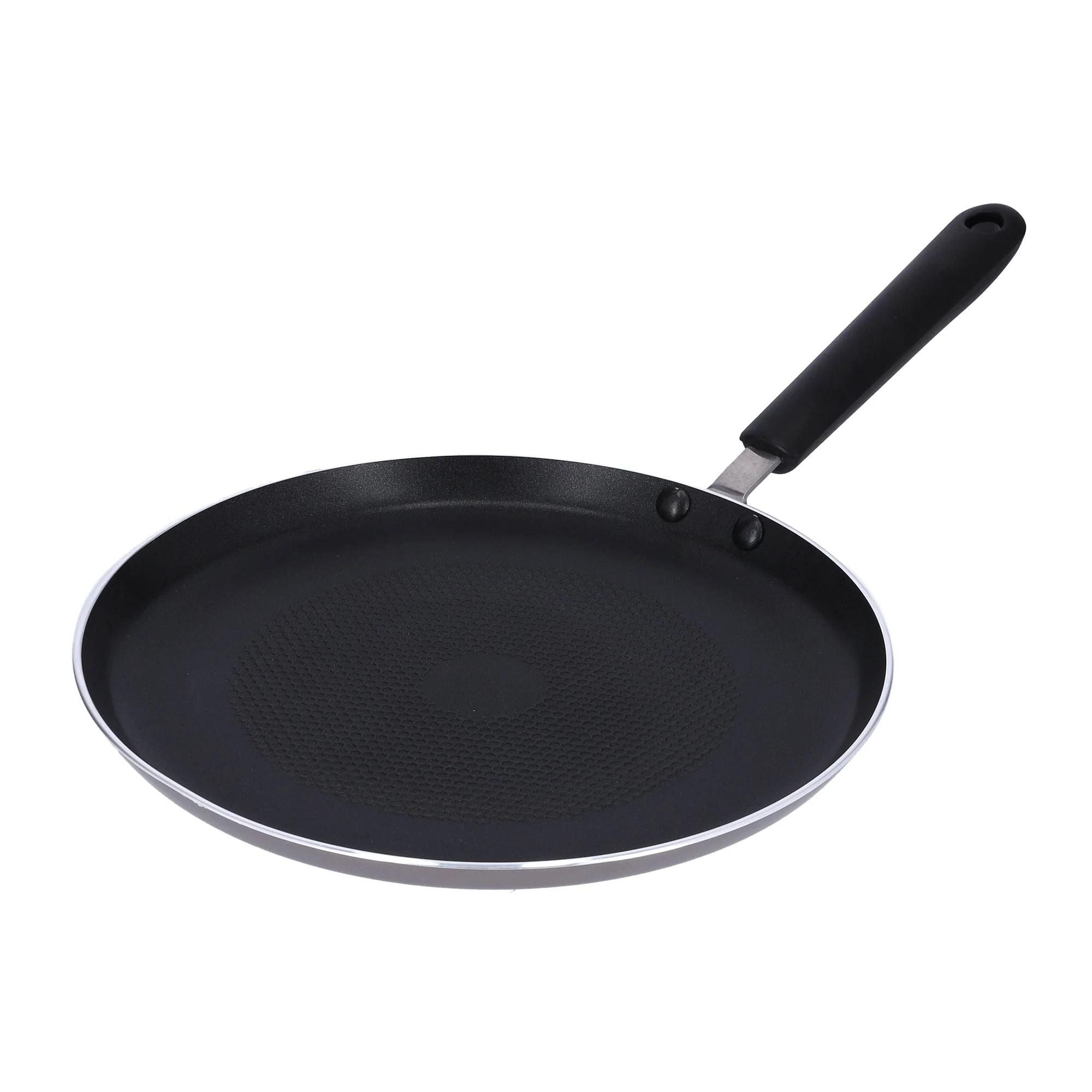 Royalford RF4125PC 26CM Non-Stick Pancake Tawa | Induction Compatible Base | 2-Layer Coating | 3.0MM Thick Aluminium Body & Heat-Resistant Handle for Daily Home Use - Image 3
