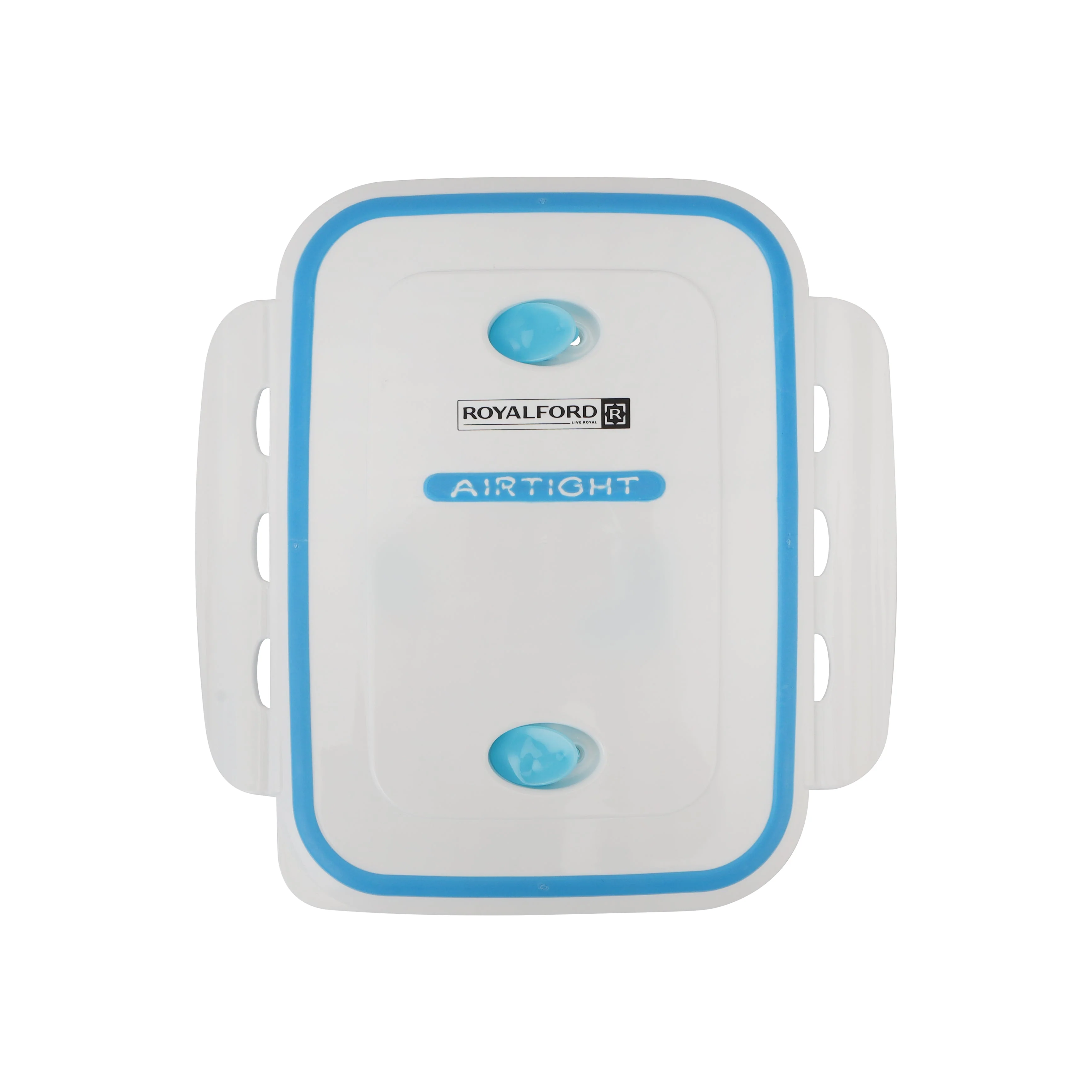 Royalford RF4398 Airtight Lunch Box 1200ML| 2 compartments and spoon with BPA-free and leakproof design| durable and lightweight, ideal for school, office, trave|