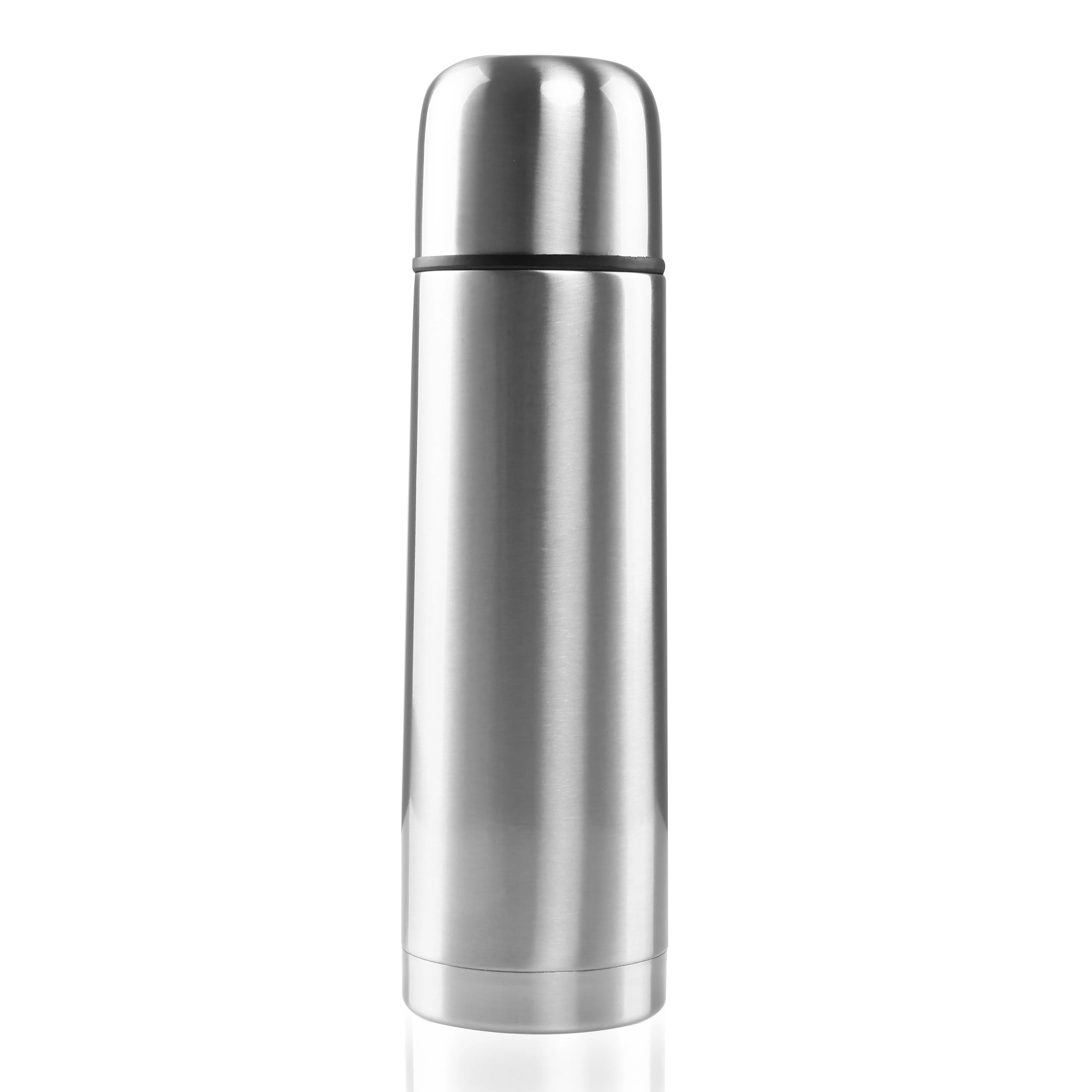 Royalford RF4947 Vacuum Bottle 750ml | Stainless Steel Double Wall Insulated Hot & Cold Water Bottle| 304 Stainless Steel Inner Pot | Leak Resistant & Durable Design