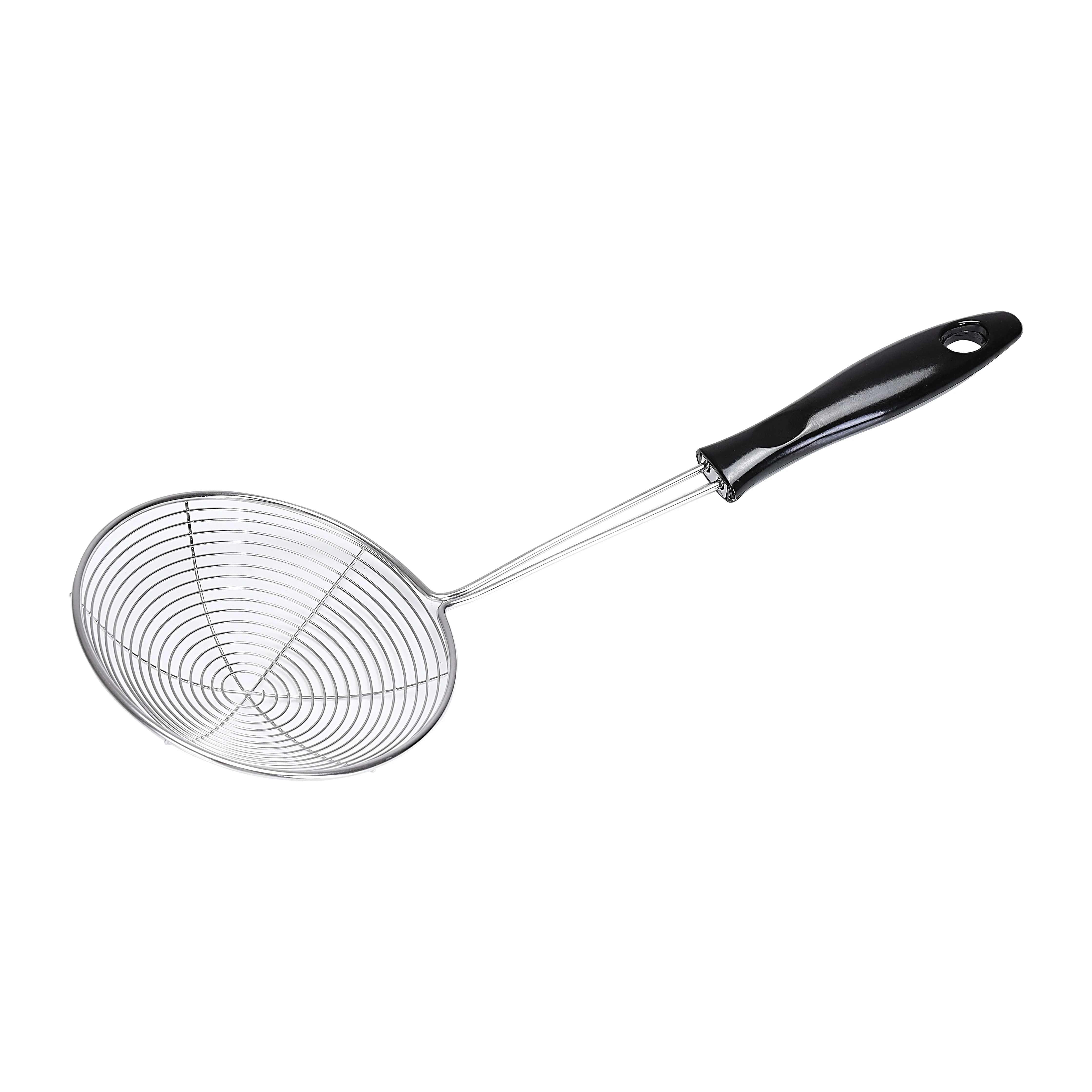 Royalford RF5024 stainless steel skimmer| wide mesh, ergonomic handle, ideal for frying, straining & lifting food| heat resistant & easy to clean for daily use| - Image 3